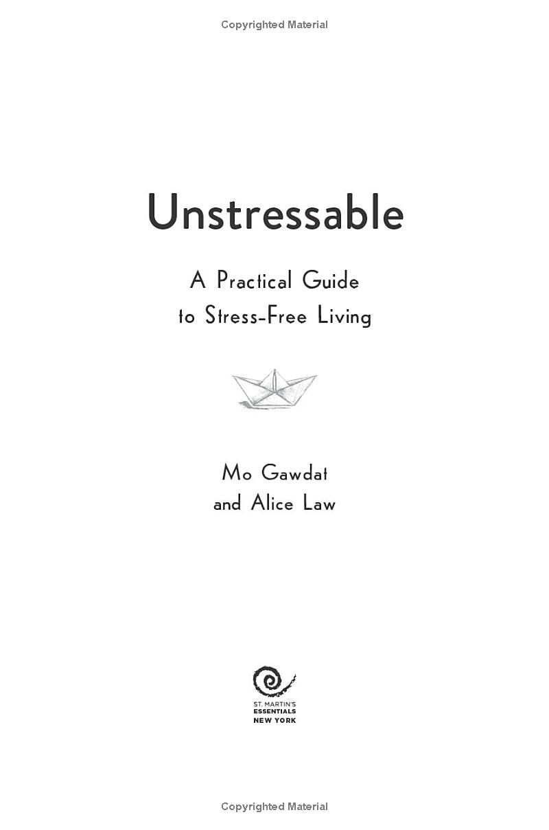 unstressable - a practical guide to stress-free living