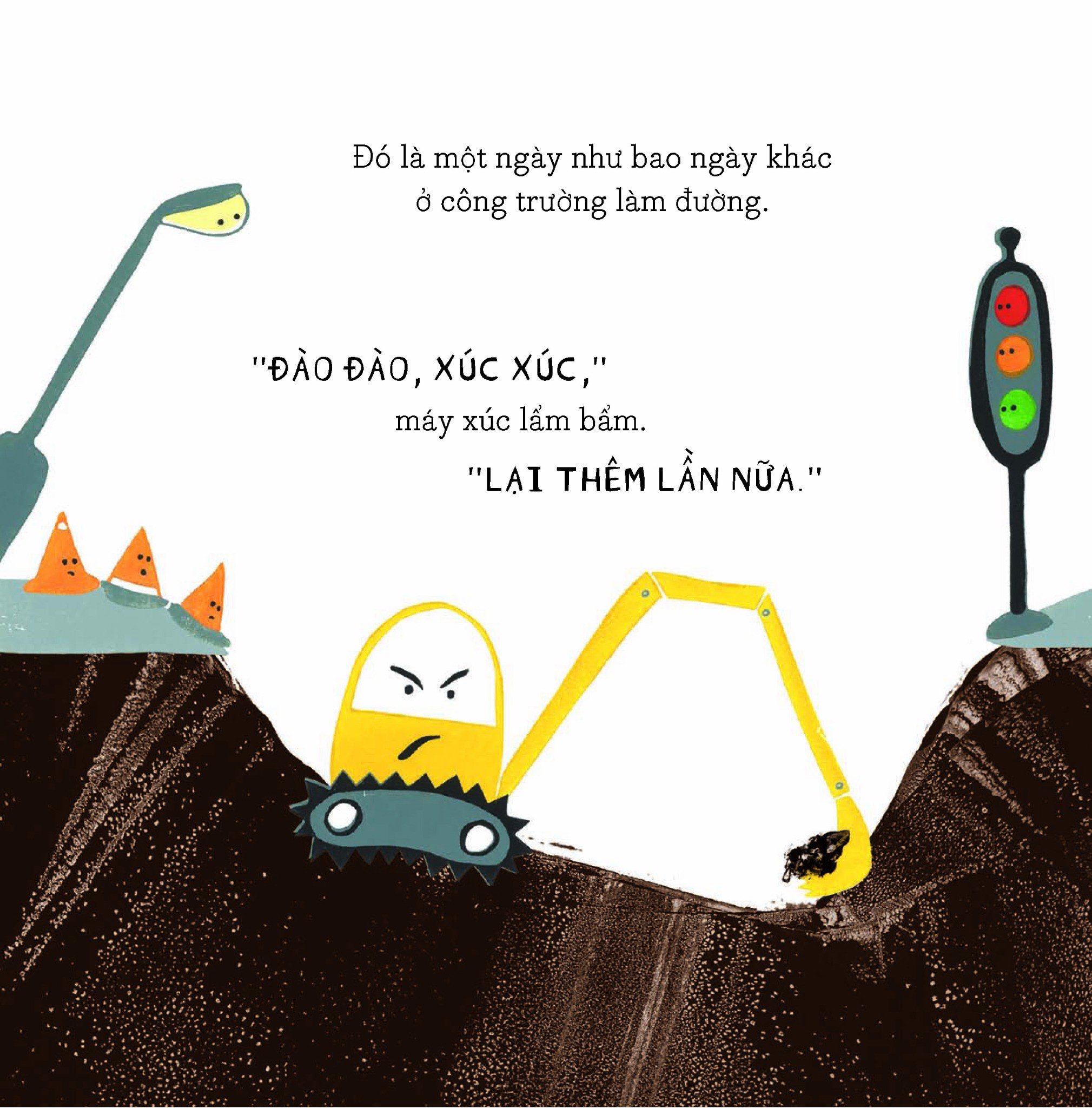 ước mơ của máy xúc