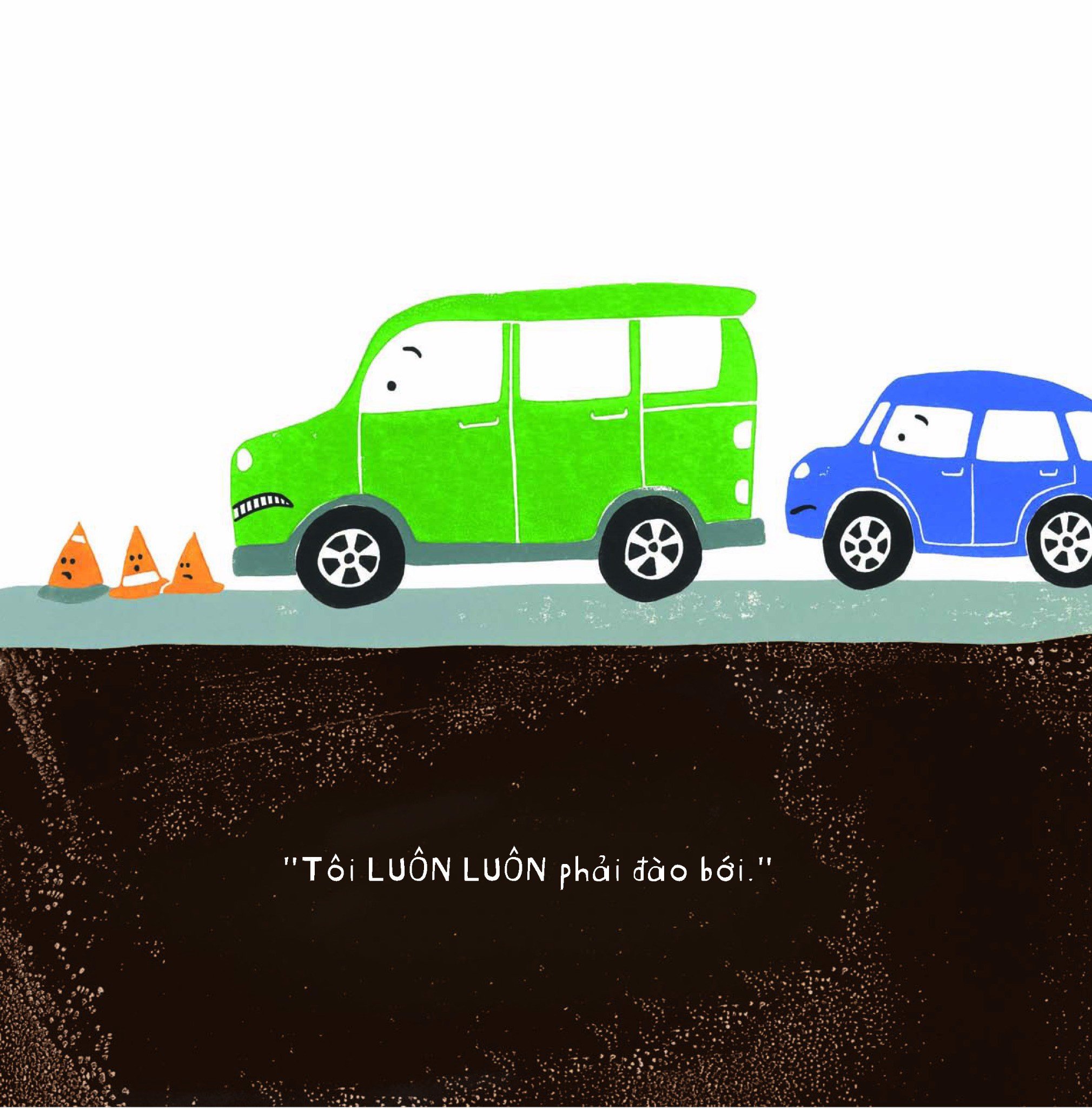 ước mơ của máy xúc