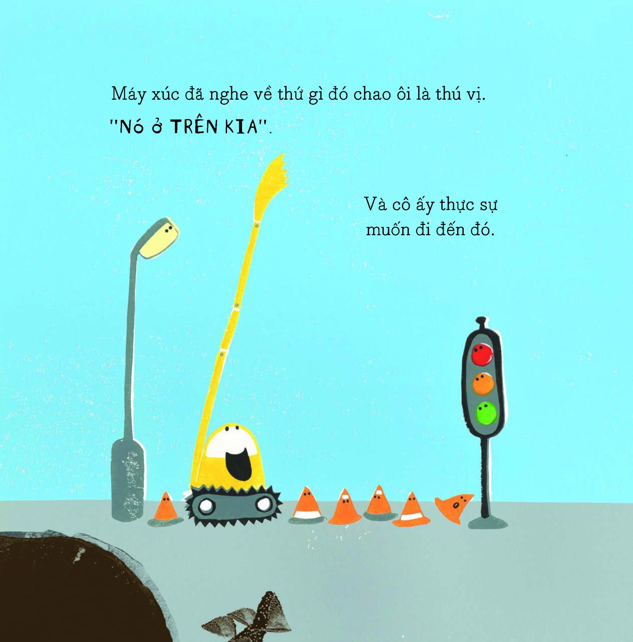 ước mơ của máy xúc