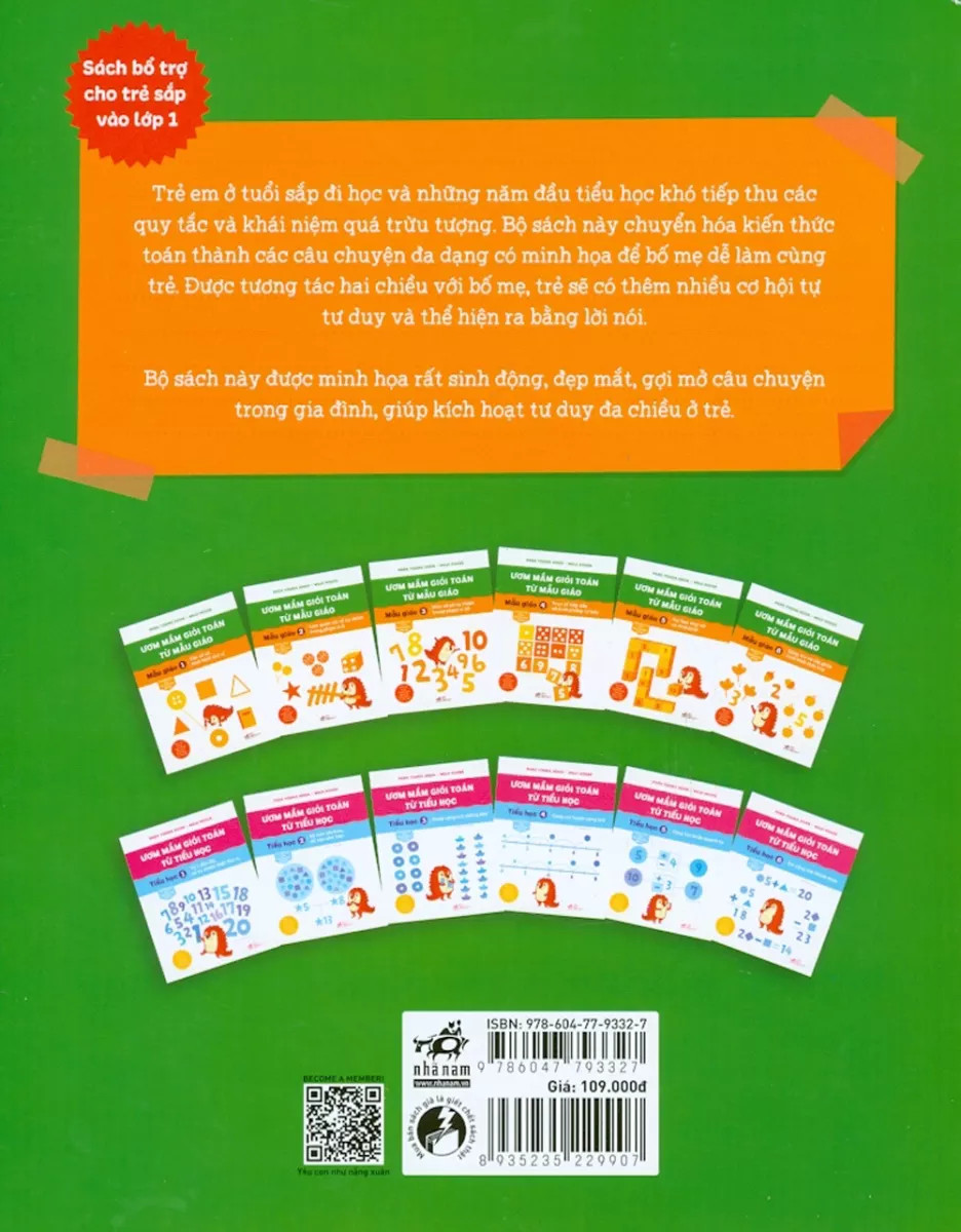 ươm mầm giỏi toán từ mẫu giáo - mẫu giáo 2 - làm quen với số tự nhiên trong phạm vi 5