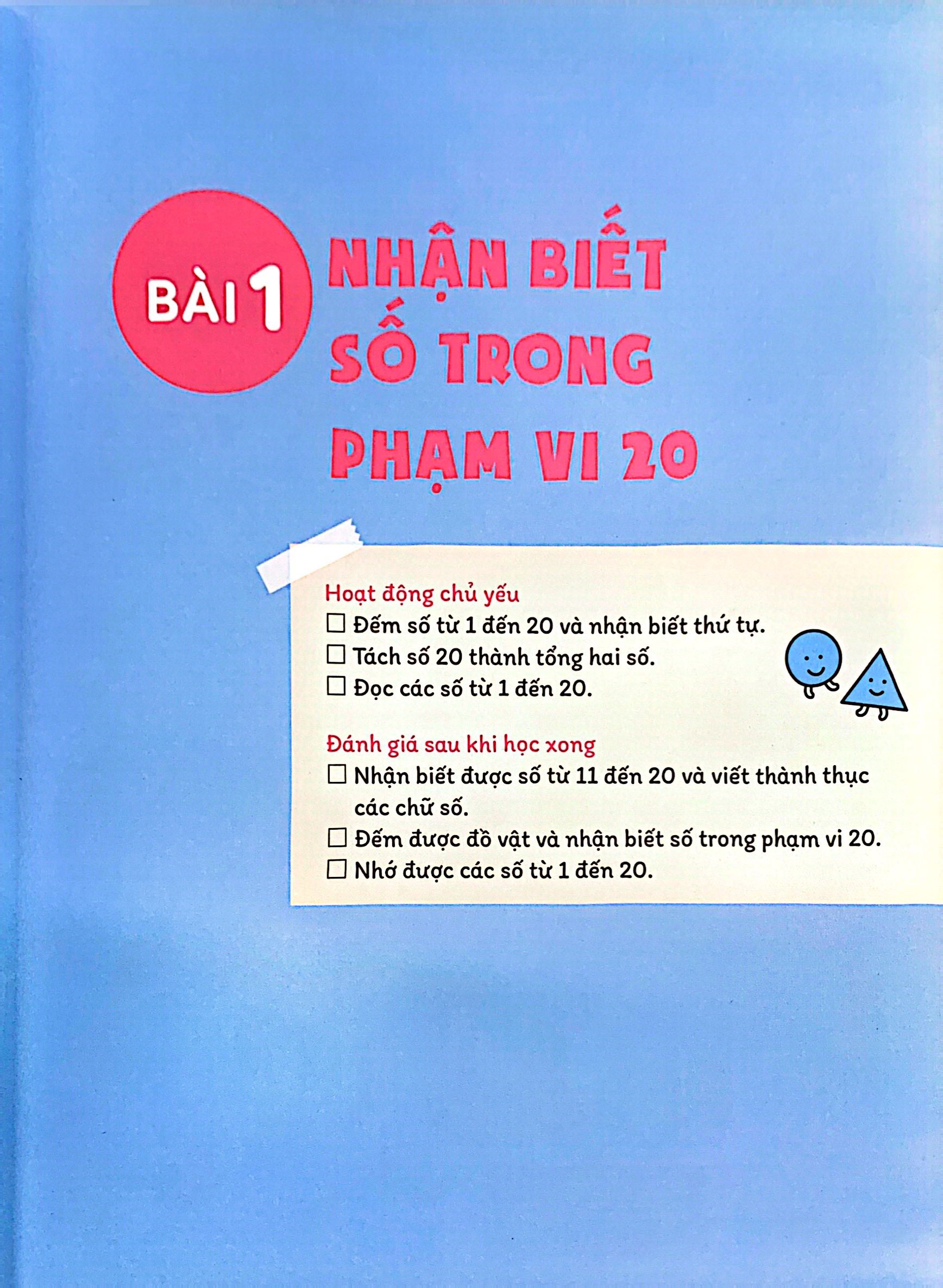 ươm mầm giỏi toán từ tiểu học - tiểu học 1 - từ 1 đến 20, số tự nhiên thật thú vị