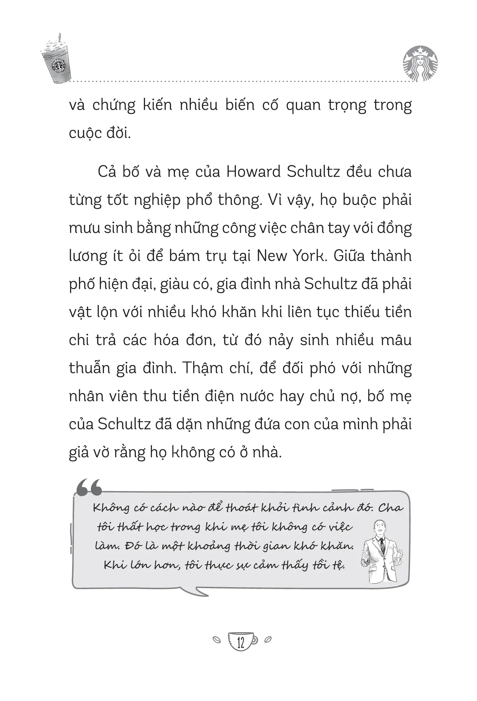 Ươm Mầm Tỷ Phú Nhí - Howard Schultz - Tỷ Phú Cà Phê Starbucks (Tái Bản 2025)