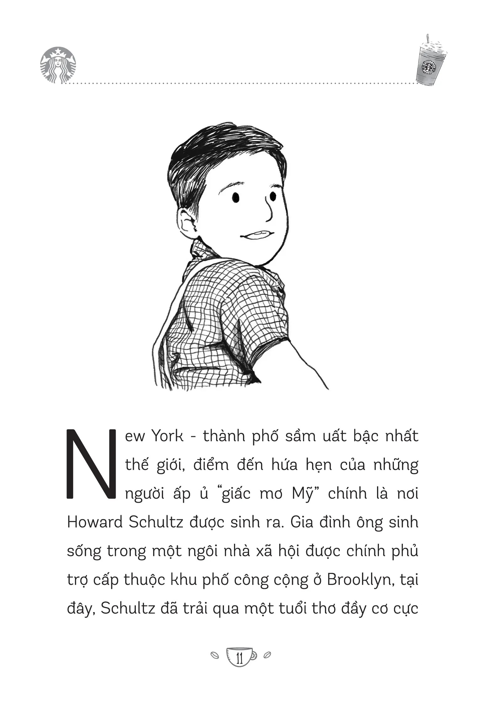 Ươm Mầm Tỷ Phú Nhí - Howard Schultz - Tỷ Phú Cà Phê Starbucks (Tái Bản 2025)