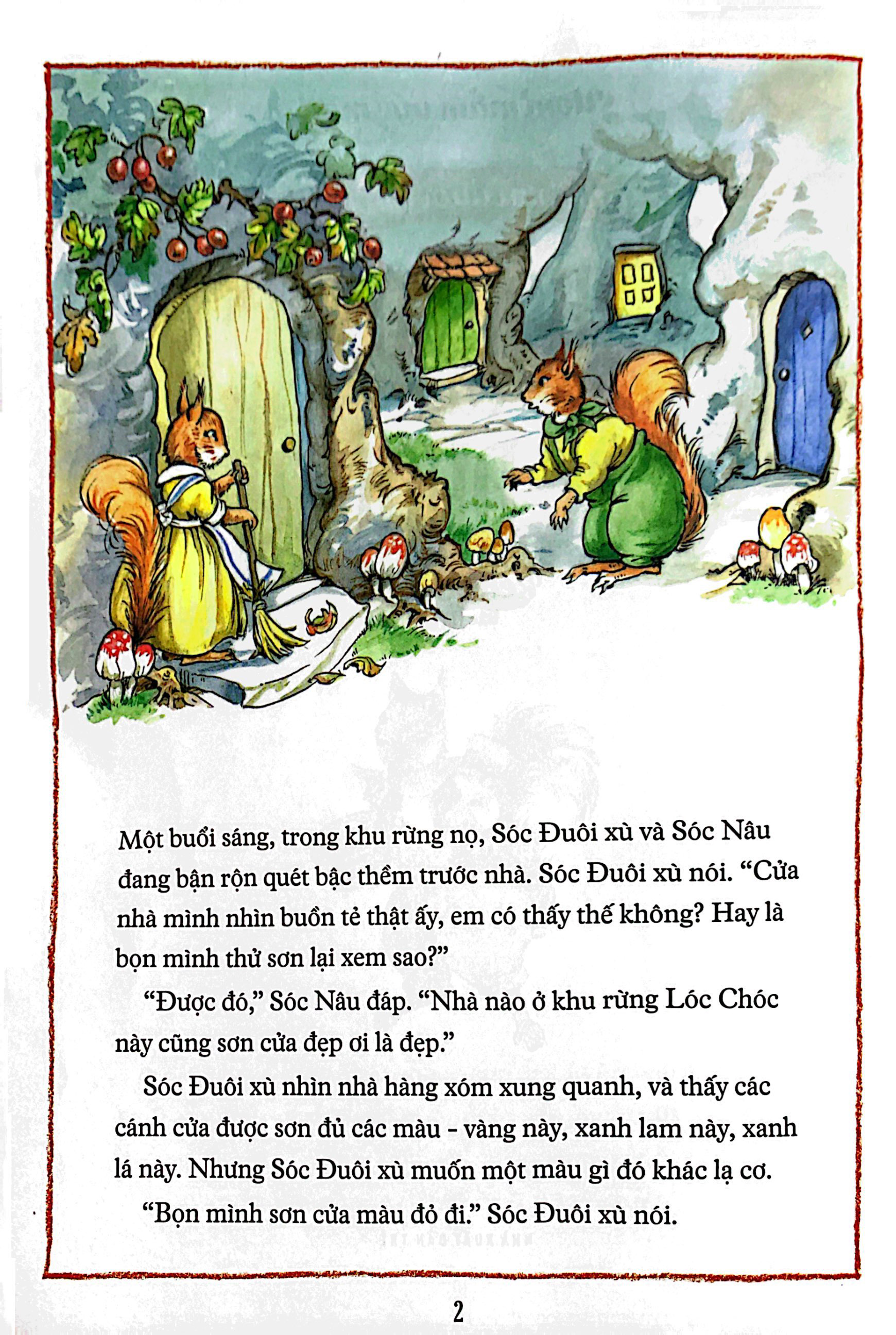 ươm mầm ước mơ - tình bạn dưới tán rừng - hộp sơn của sóc đuôi xù