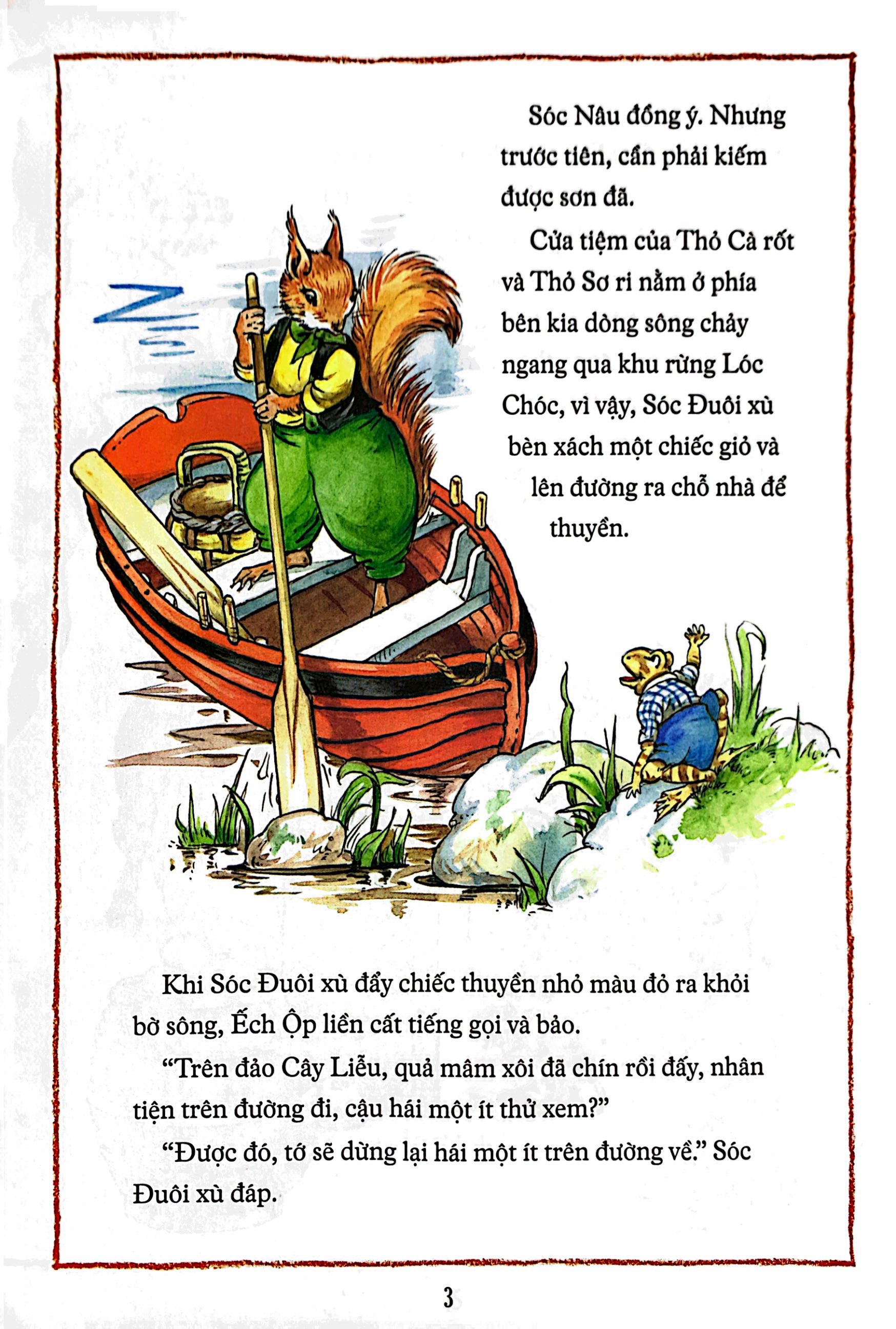 ươm mầm ước mơ - tình bạn dưới tán rừng - hộp sơn của sóc đuôi xù