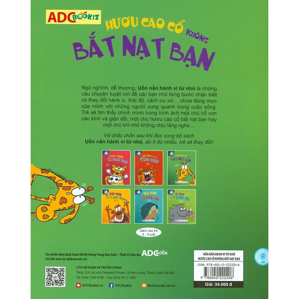 uốn nắn hành vi từ nhỏ - hươu cao cổ không bắt nạt bạn