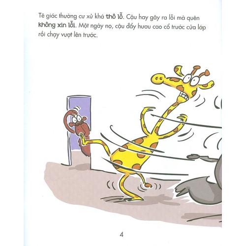 uốn nắn hành vi từ nhỏ - tê giác cư xử lịch sự