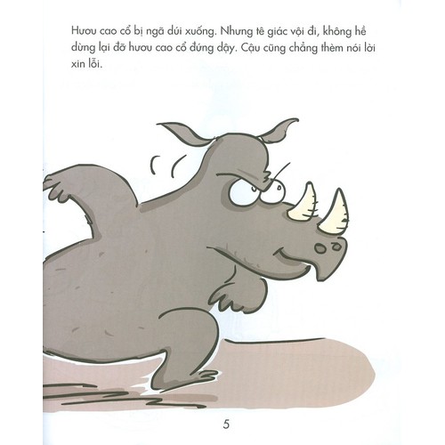 uốn nắn hành vi từ nhỏ - tê giác cư xử lịch sự