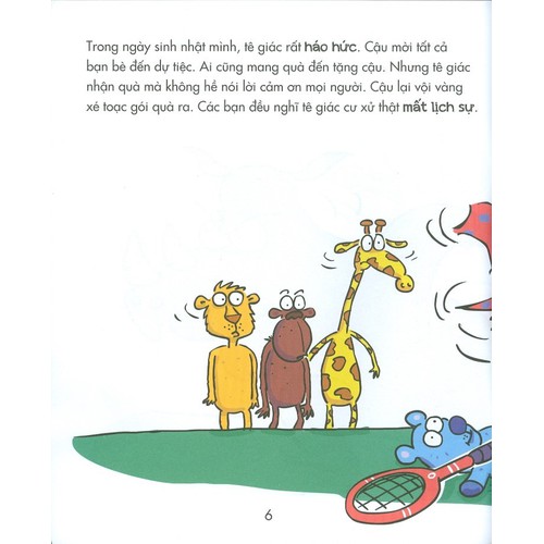 uốn nắn hành vi từ nhỏ - tê giác cư xử lịch sự