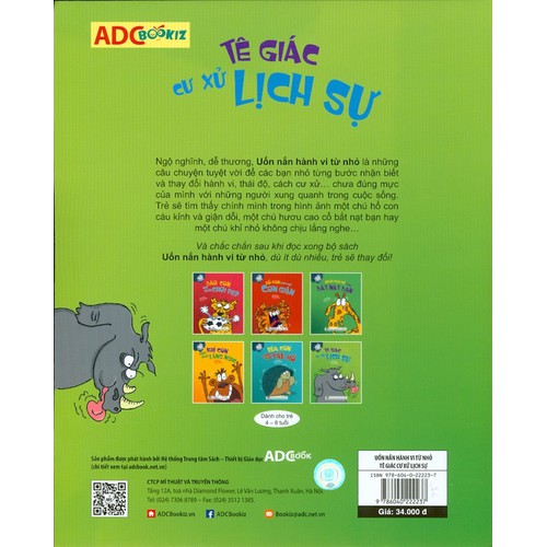 uốn nắn hành vi từ nhỏ - tê giác cư xử lịch sự