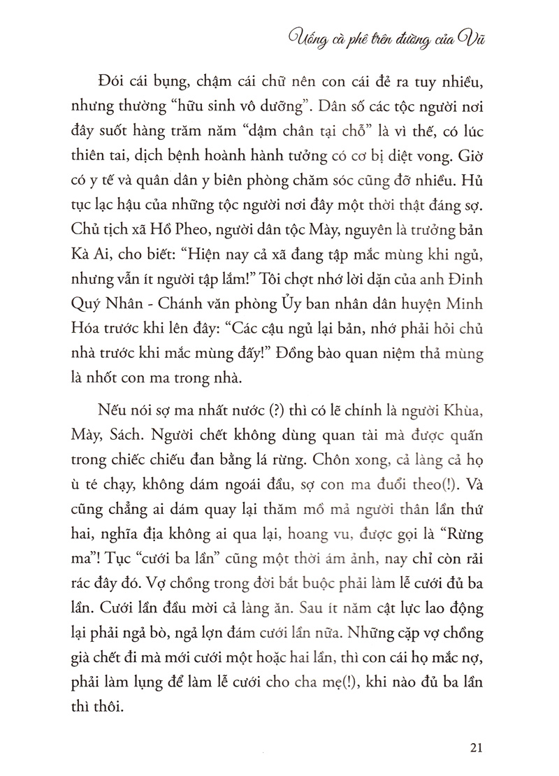 uống cafe trên đường của vũ