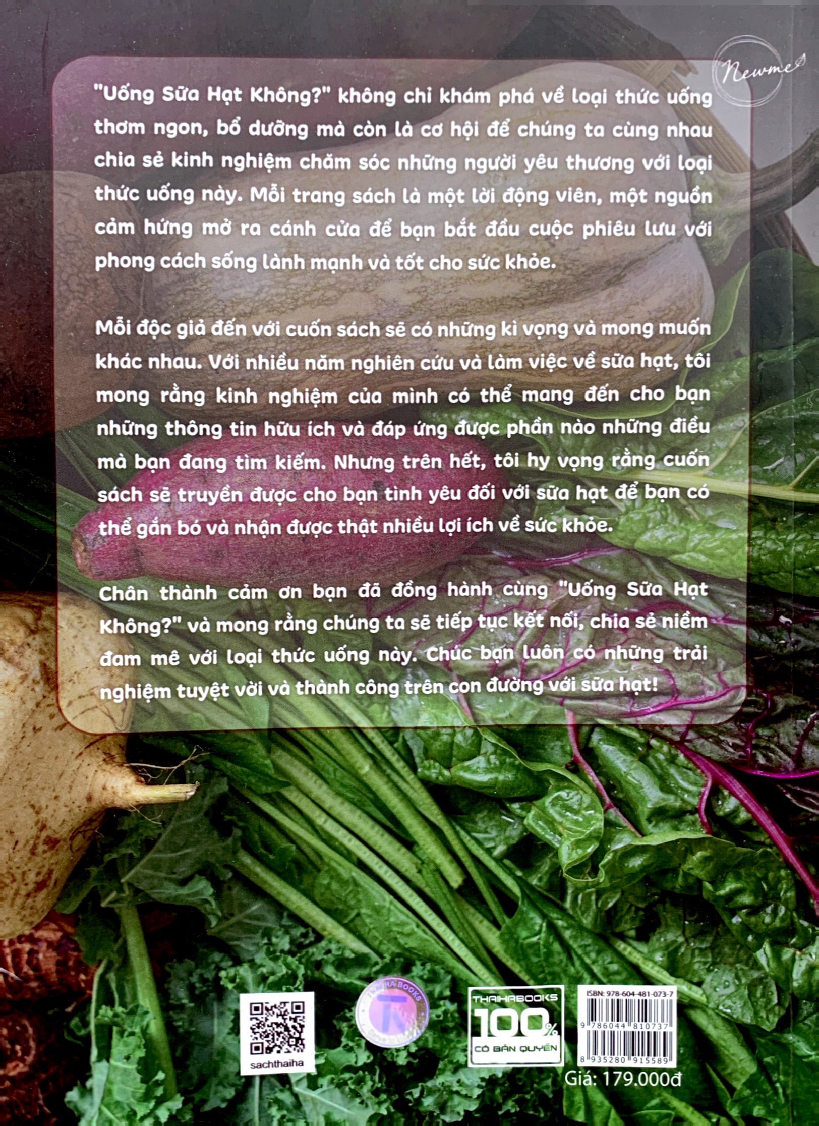 uống sữa hạt không