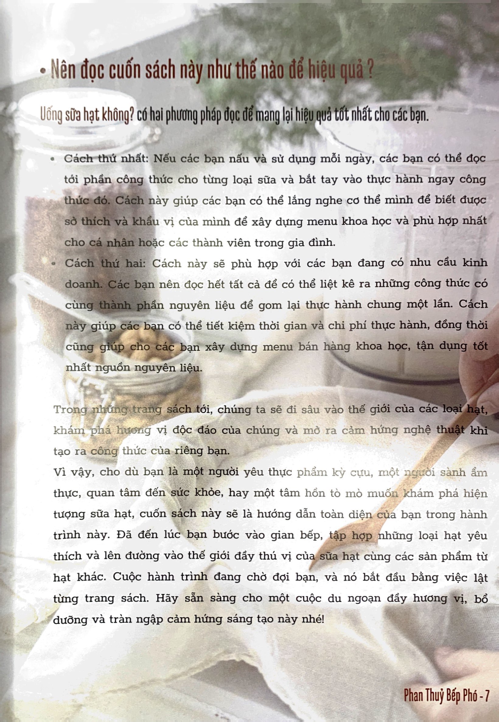 uống sữa hạt không