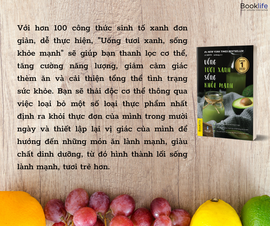 uống tươi xanh, sống khỏe mạnh