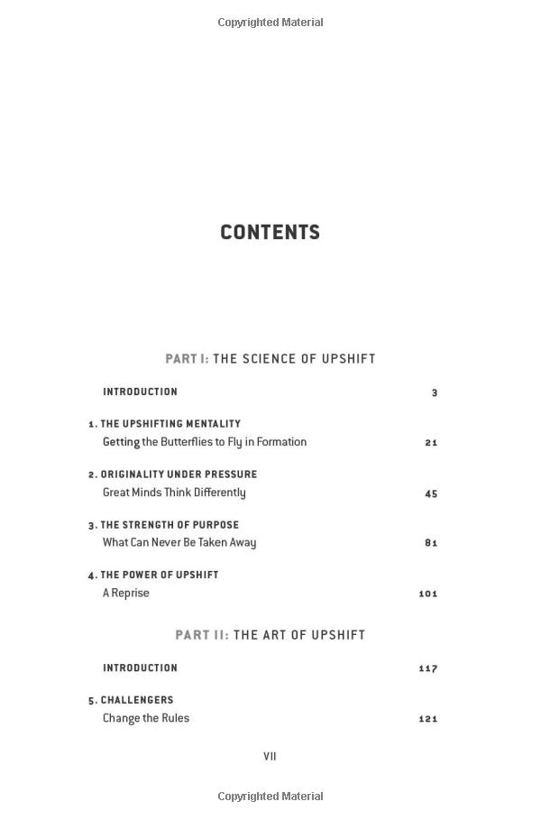 upshift: turning pressure into performance and crisis into creativity