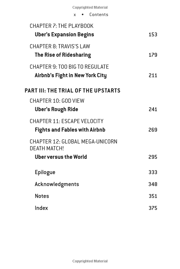 upstarts: uber airbnb and the battle for the new silicon valley (international)