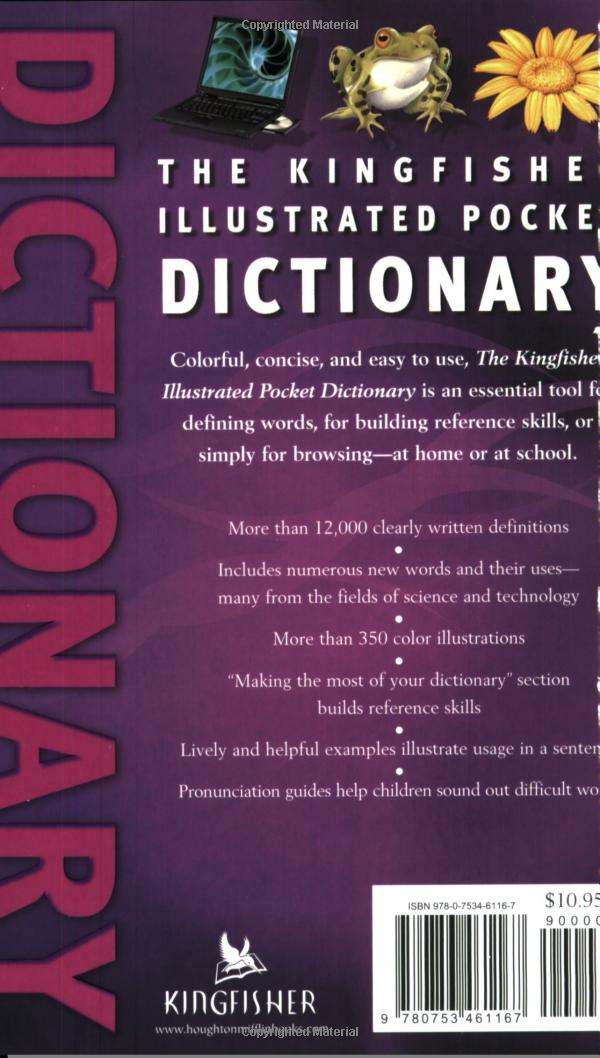 us kingfisher illustrated pocket dictionary