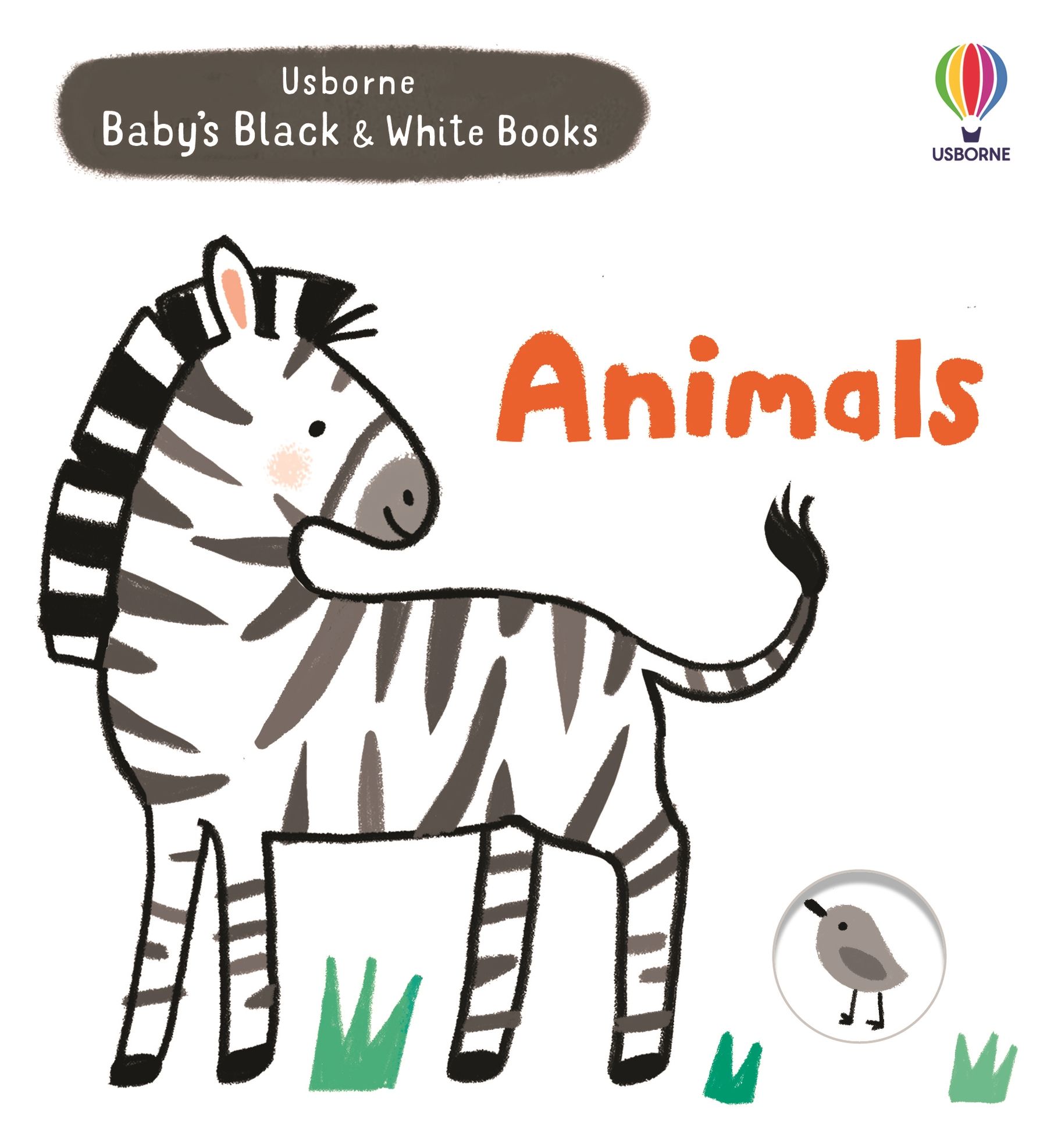 usborne baby's black and white books: animals