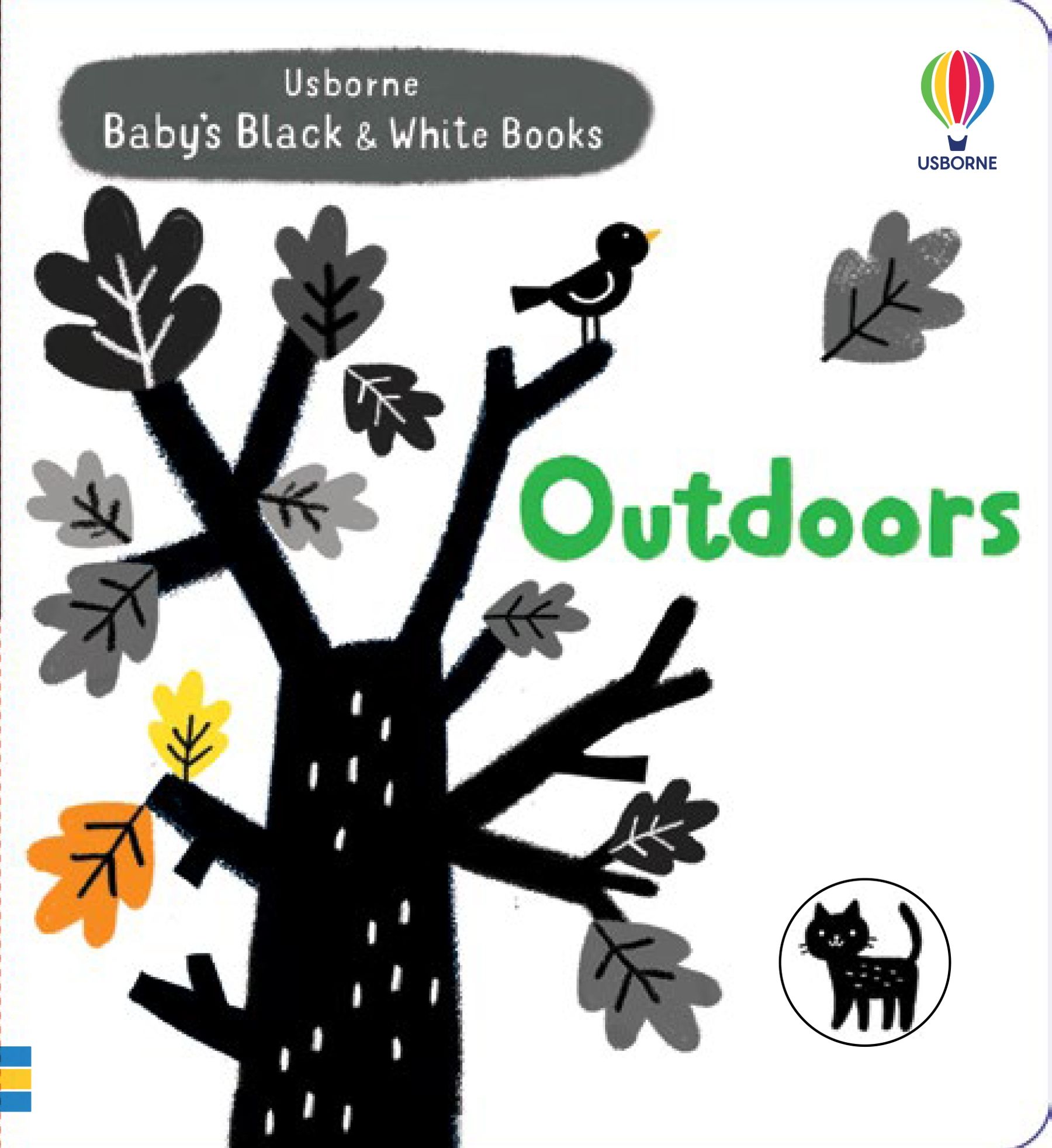 usborne baby's black and white books: outdoors
