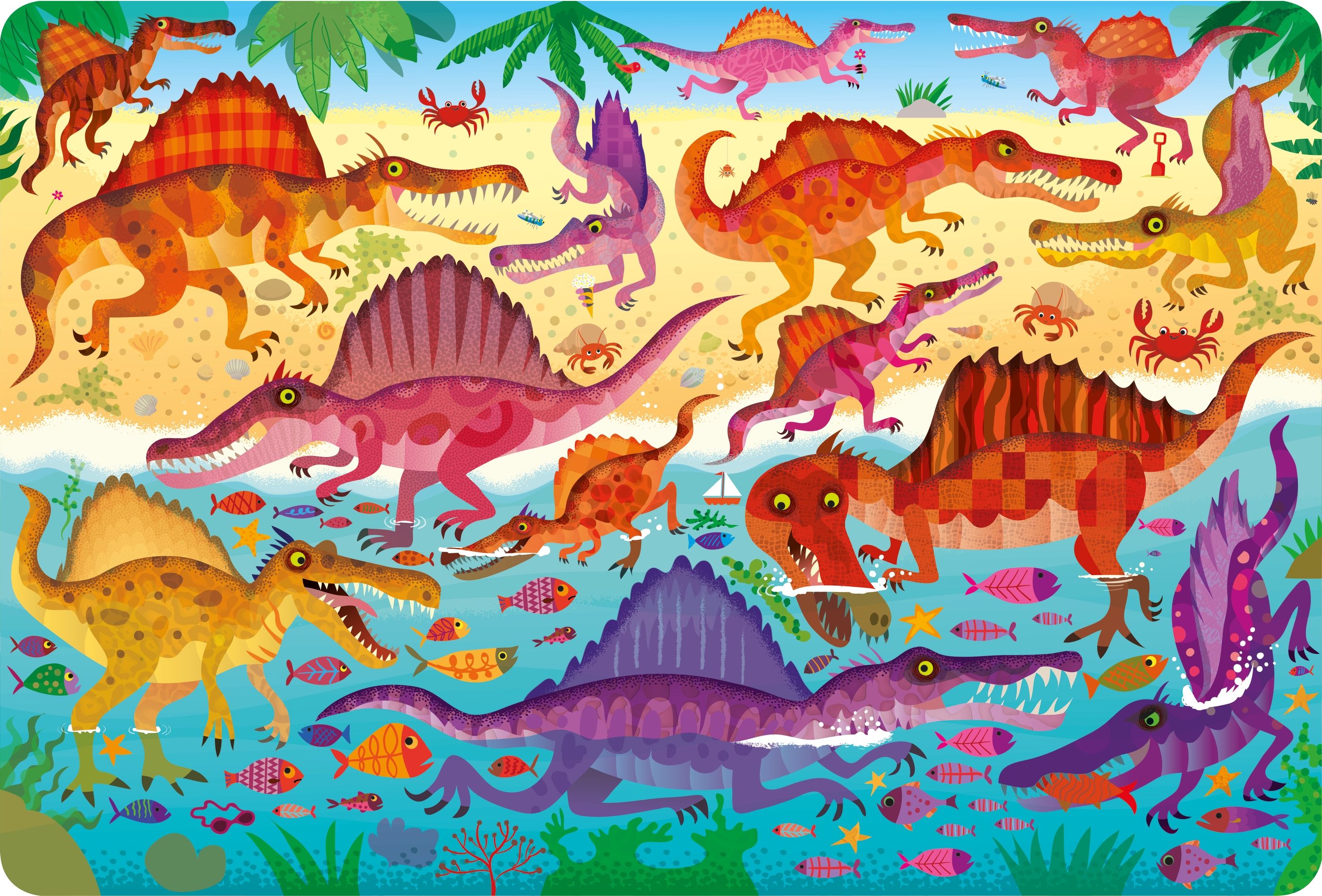 usborne book and jigsaw dinosaurs