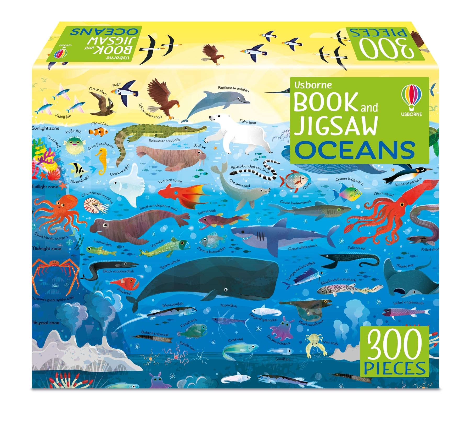 usborne book and jigsaw oceans