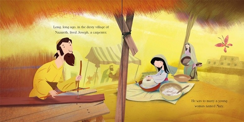 usborne book and jigsaw: the nativity