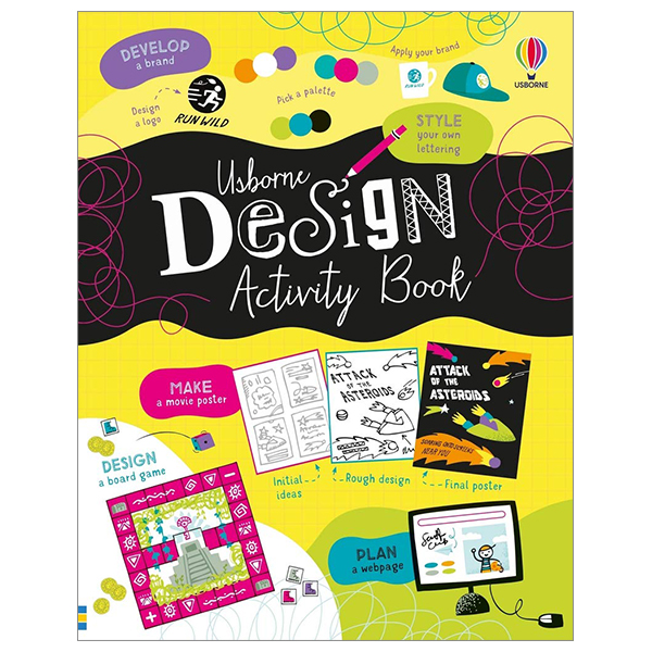 usborne design activity book