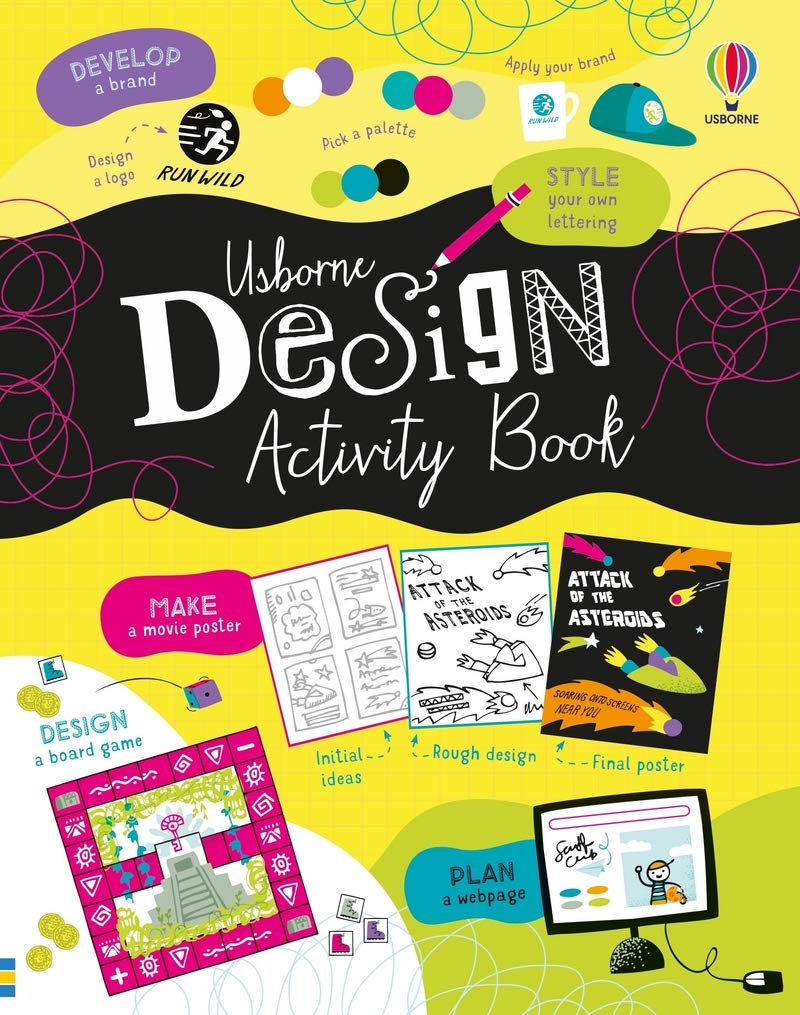 usborne design activity book