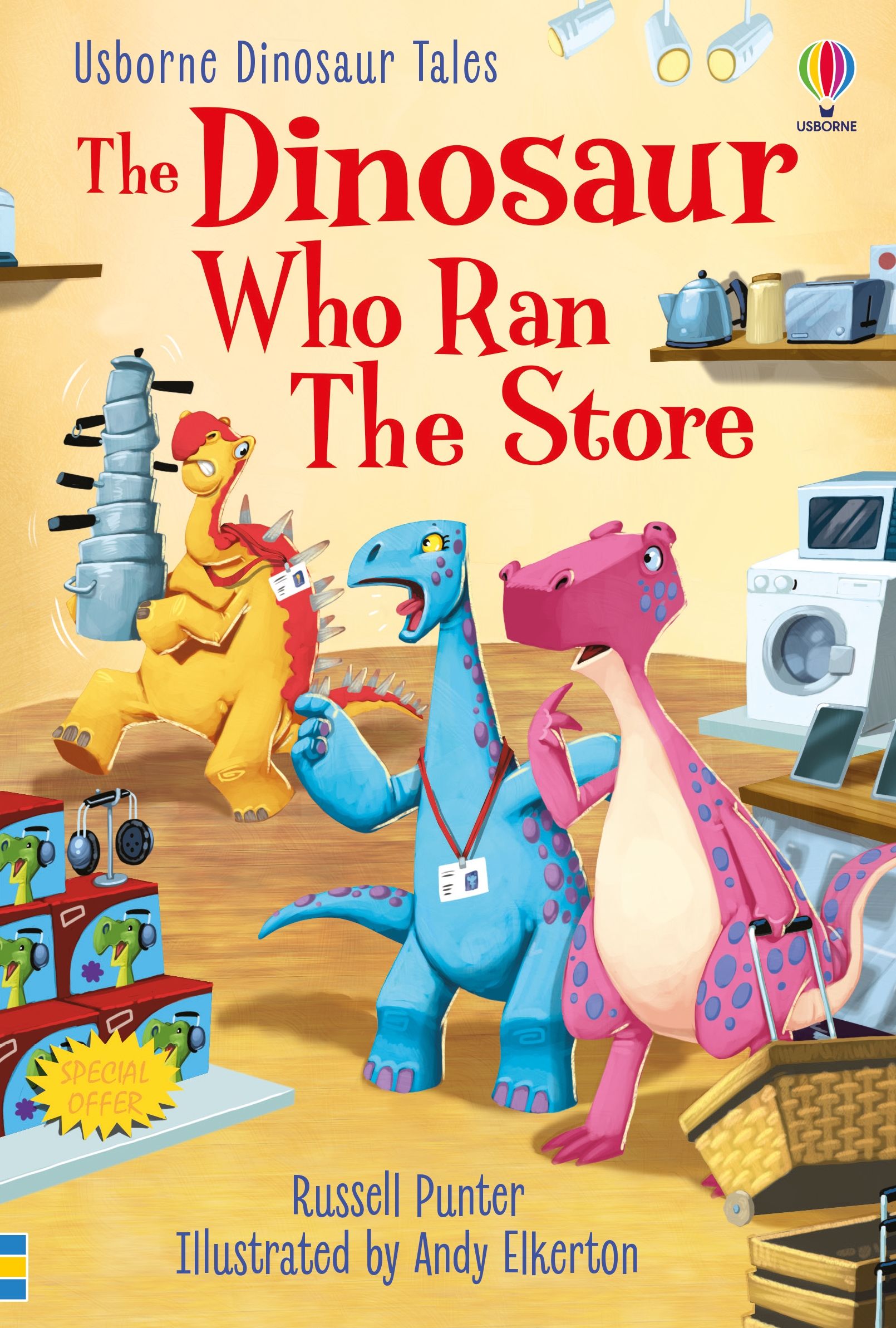 usborne dinosaur tales first reading level 3: the dinosaur who ran the store