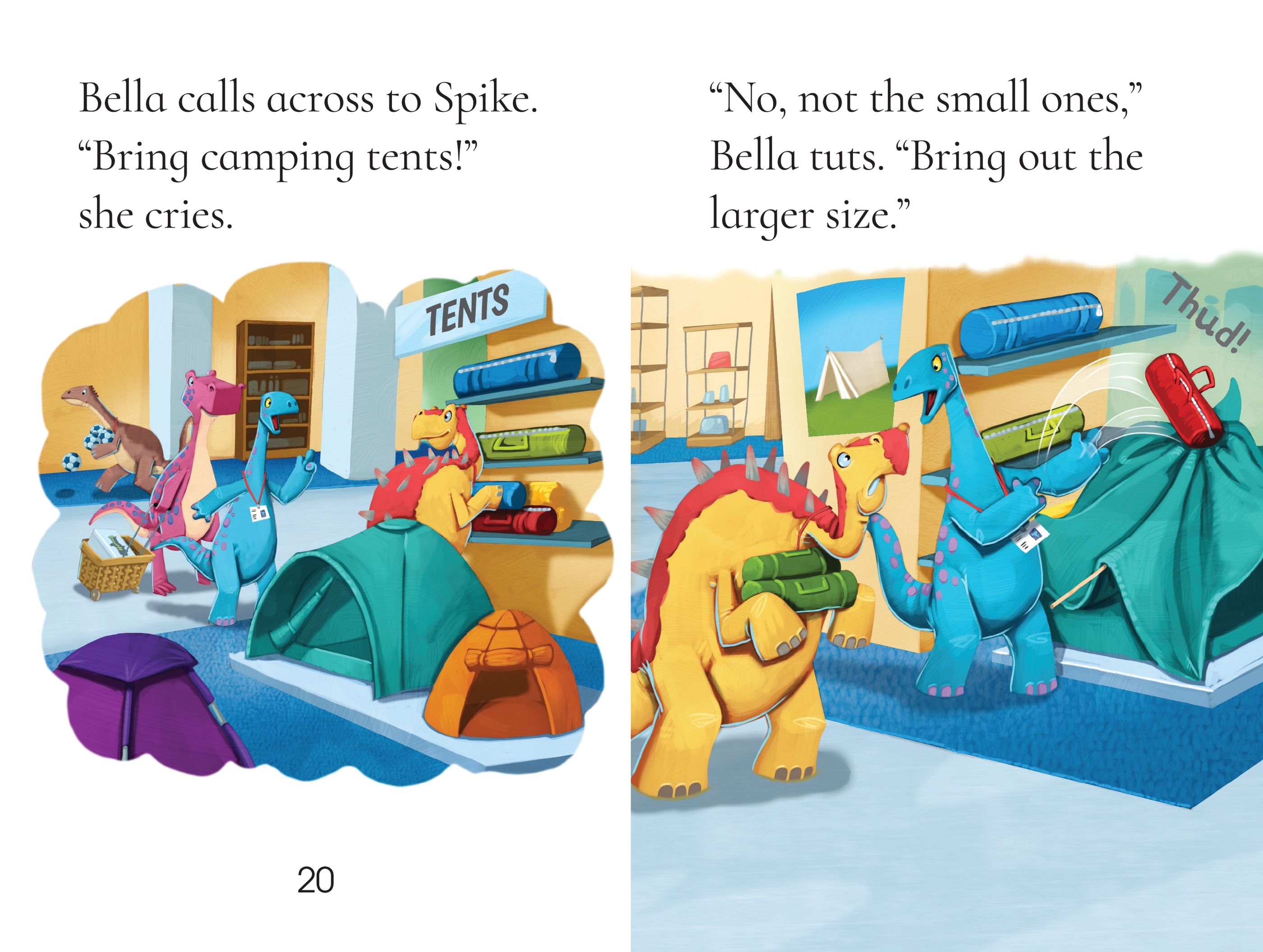usborne dinosaur tales first reading level 3: the dinosaur who ran the store