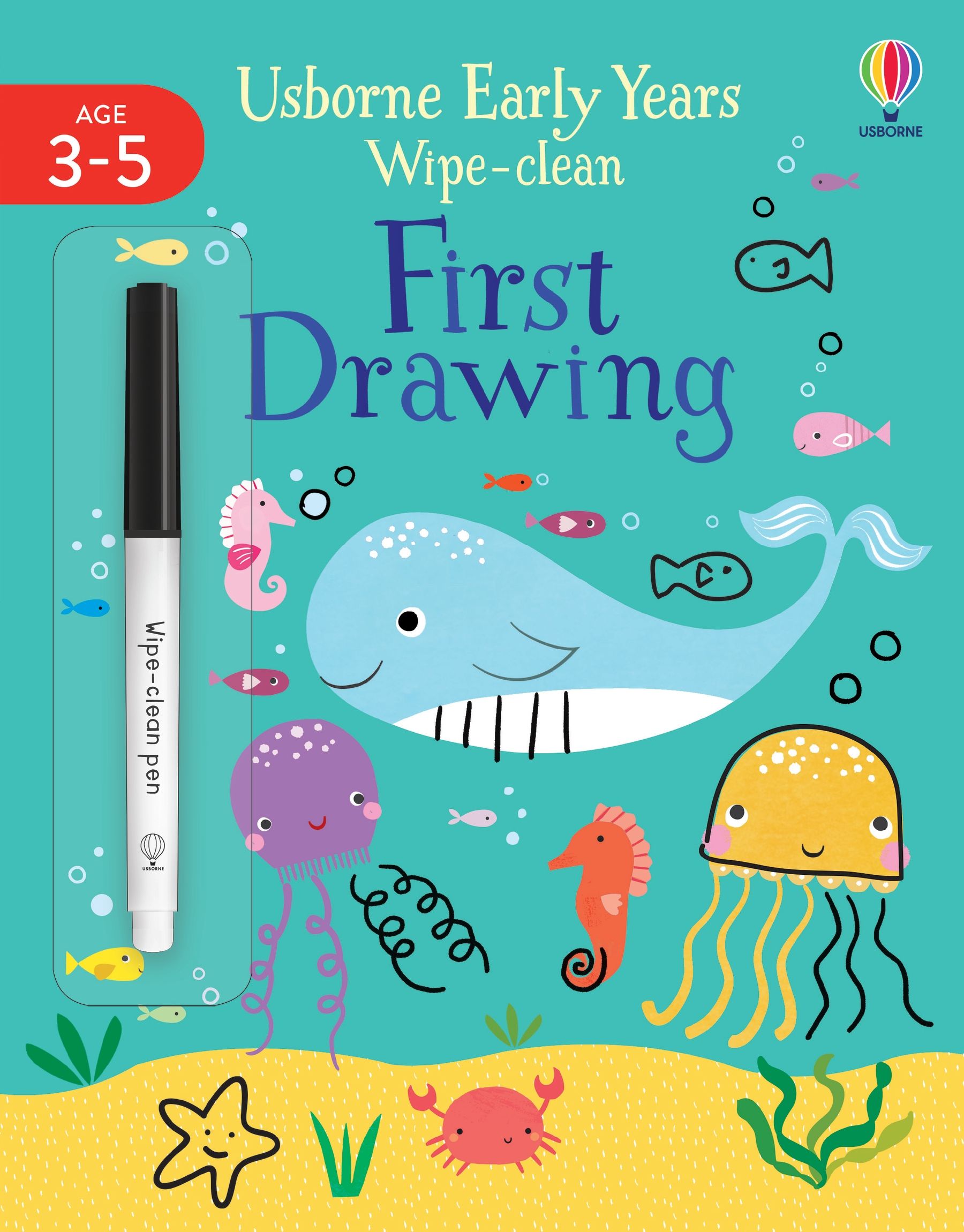 usborne early years wipe-clean first drawing