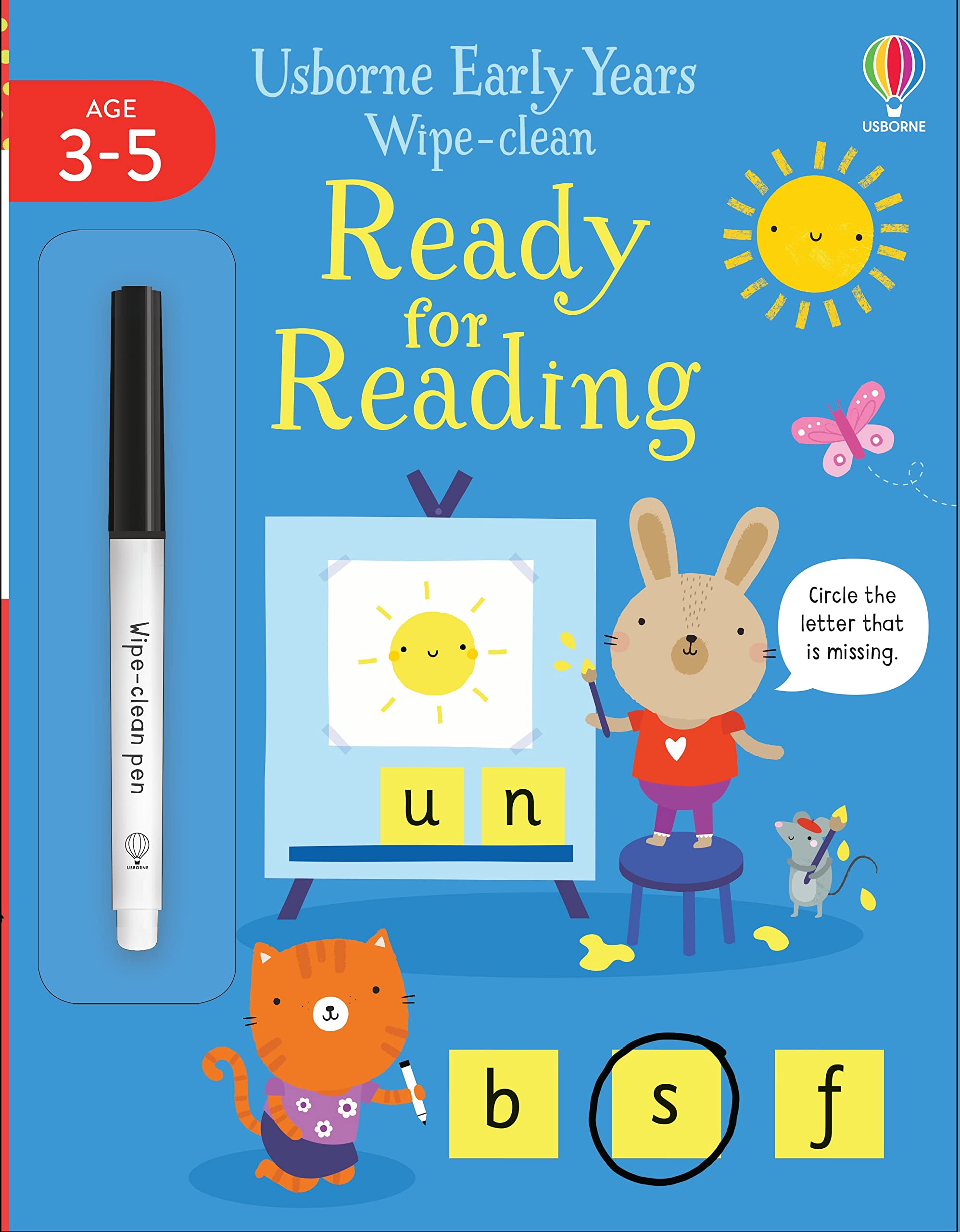 usborne early years wipe-clean: ready for reading