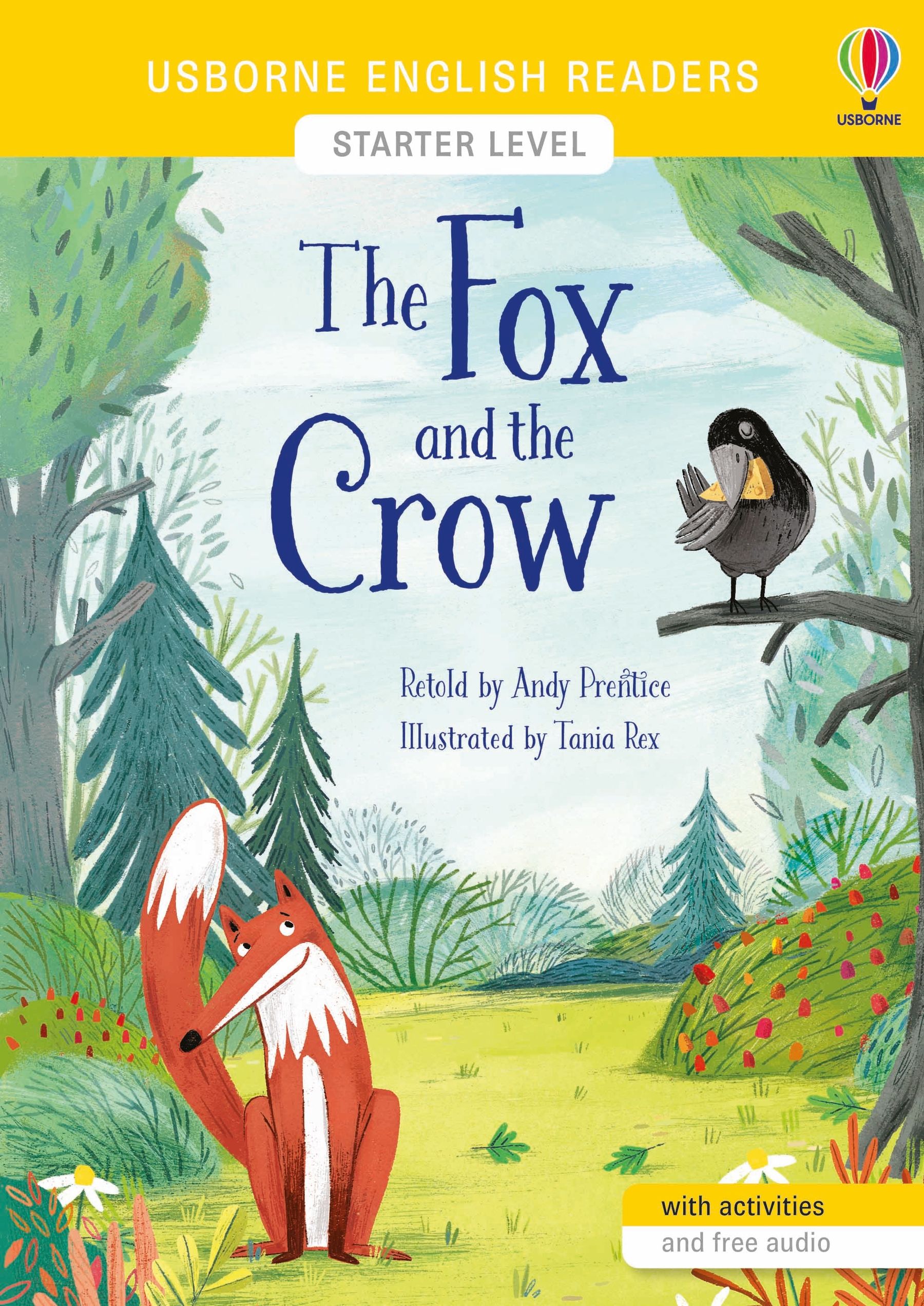 usborne english readers starter level: the fox and the crow