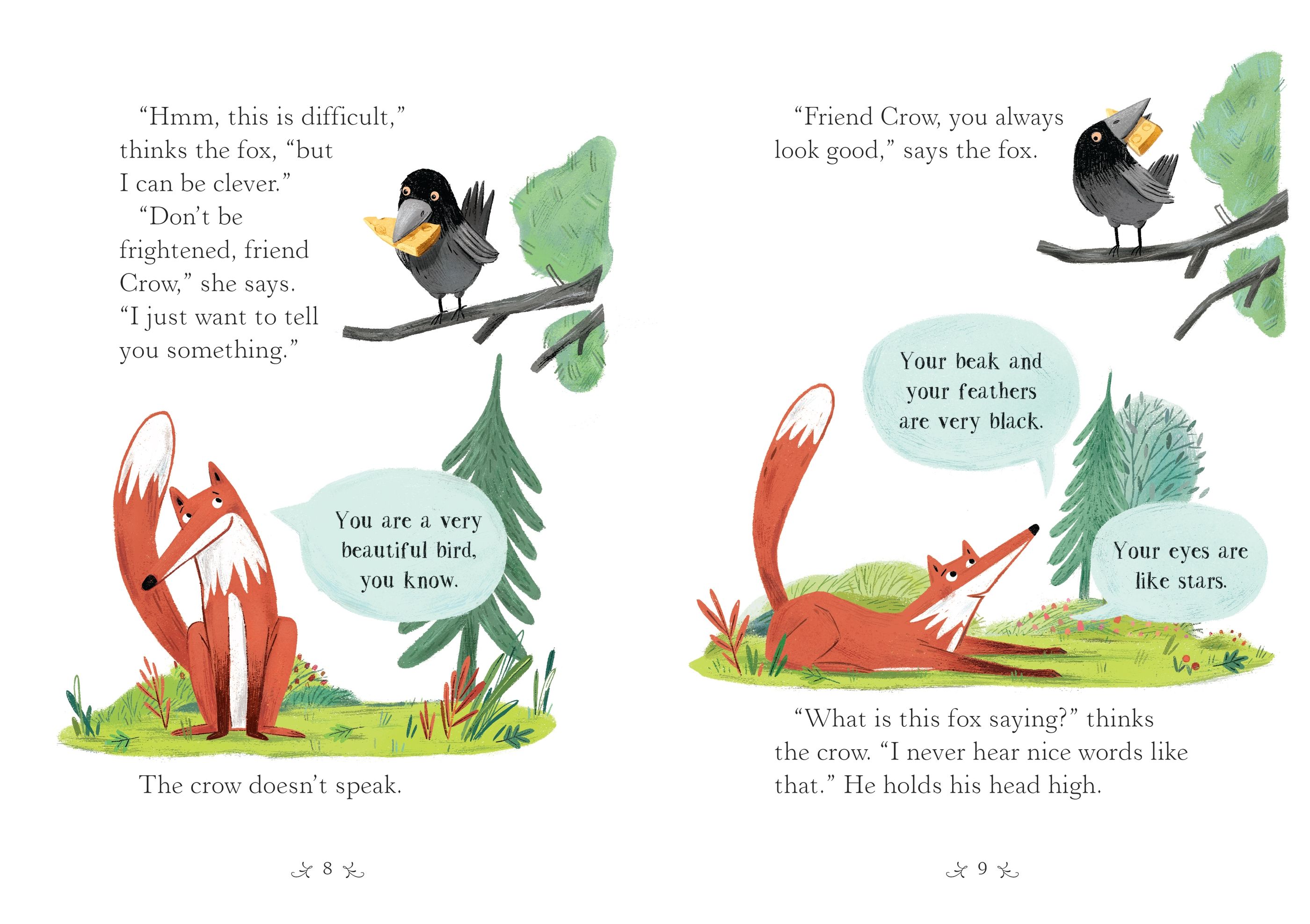 usborne english readers starter level: the fox and the crow