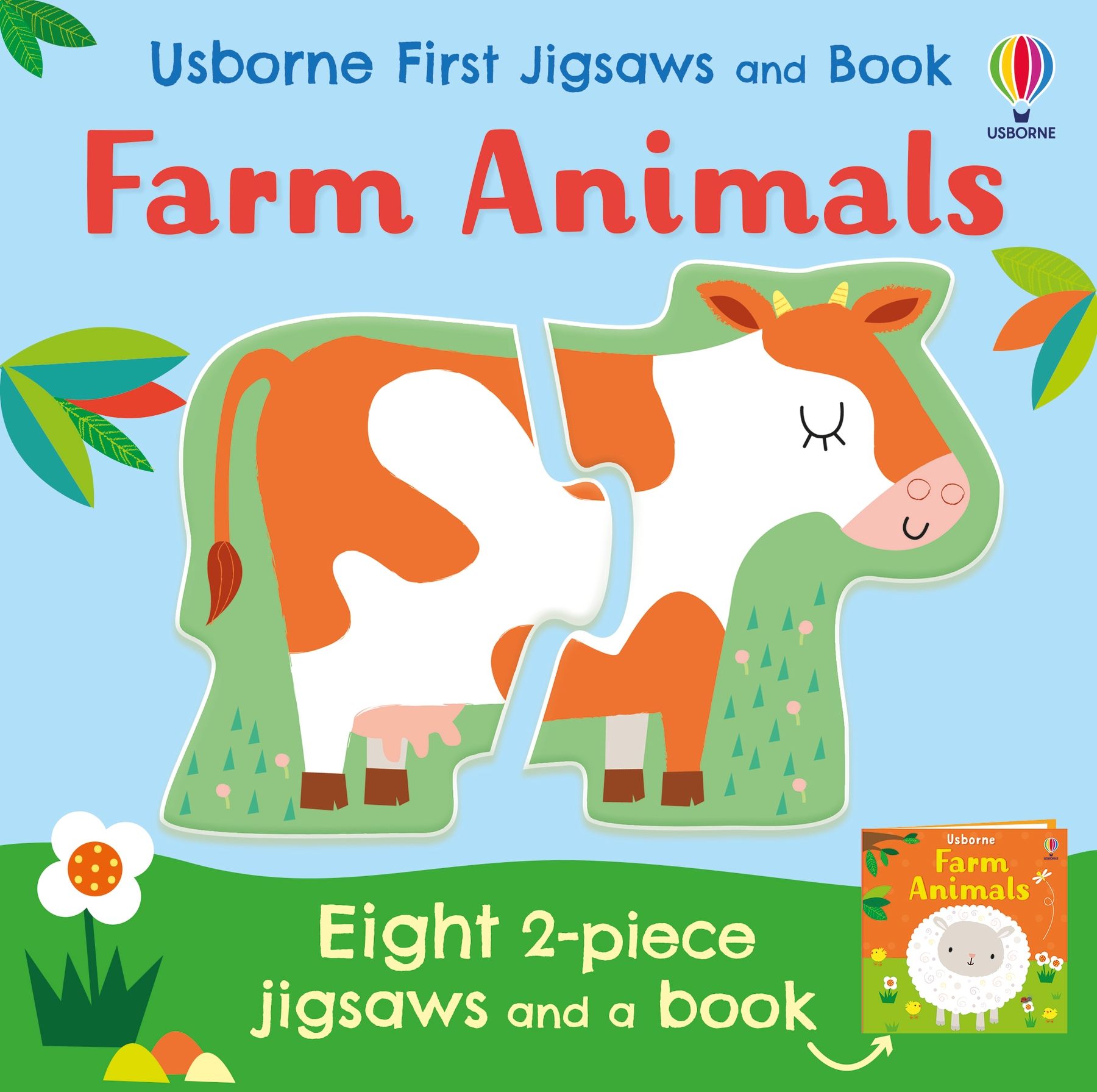 usborne first jigsaws: farm animals