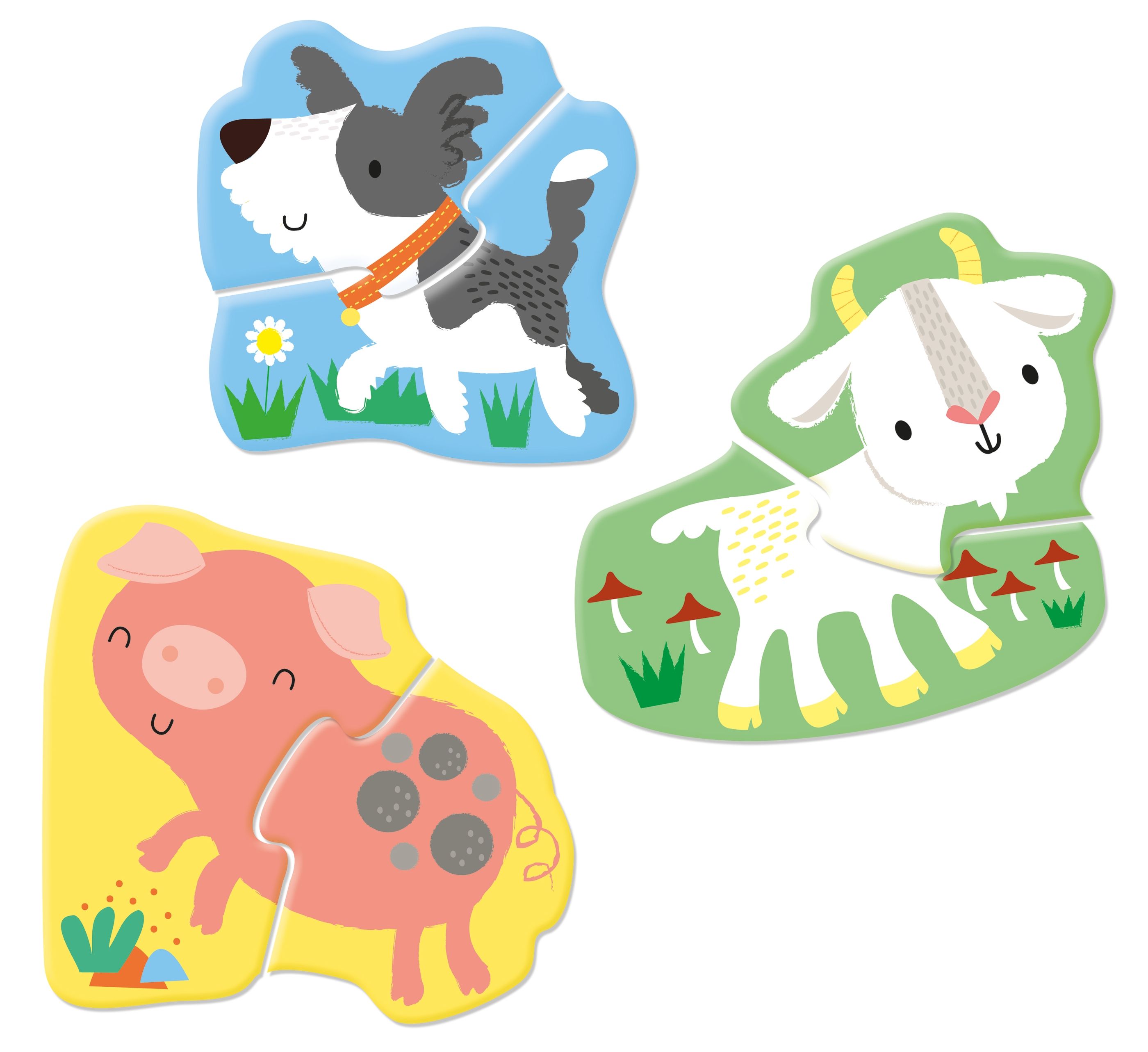 usborne first jigsaws: farm animals