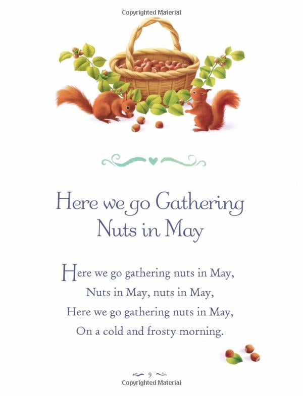 usborne illustrated book of nursery rhymes (hardcover)