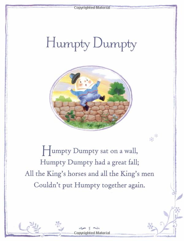 usborne illustrated book of nursery rhymes (hardcover)