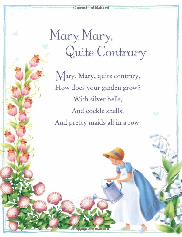 usborne illustrated book of nursery rhymes (hardcover)