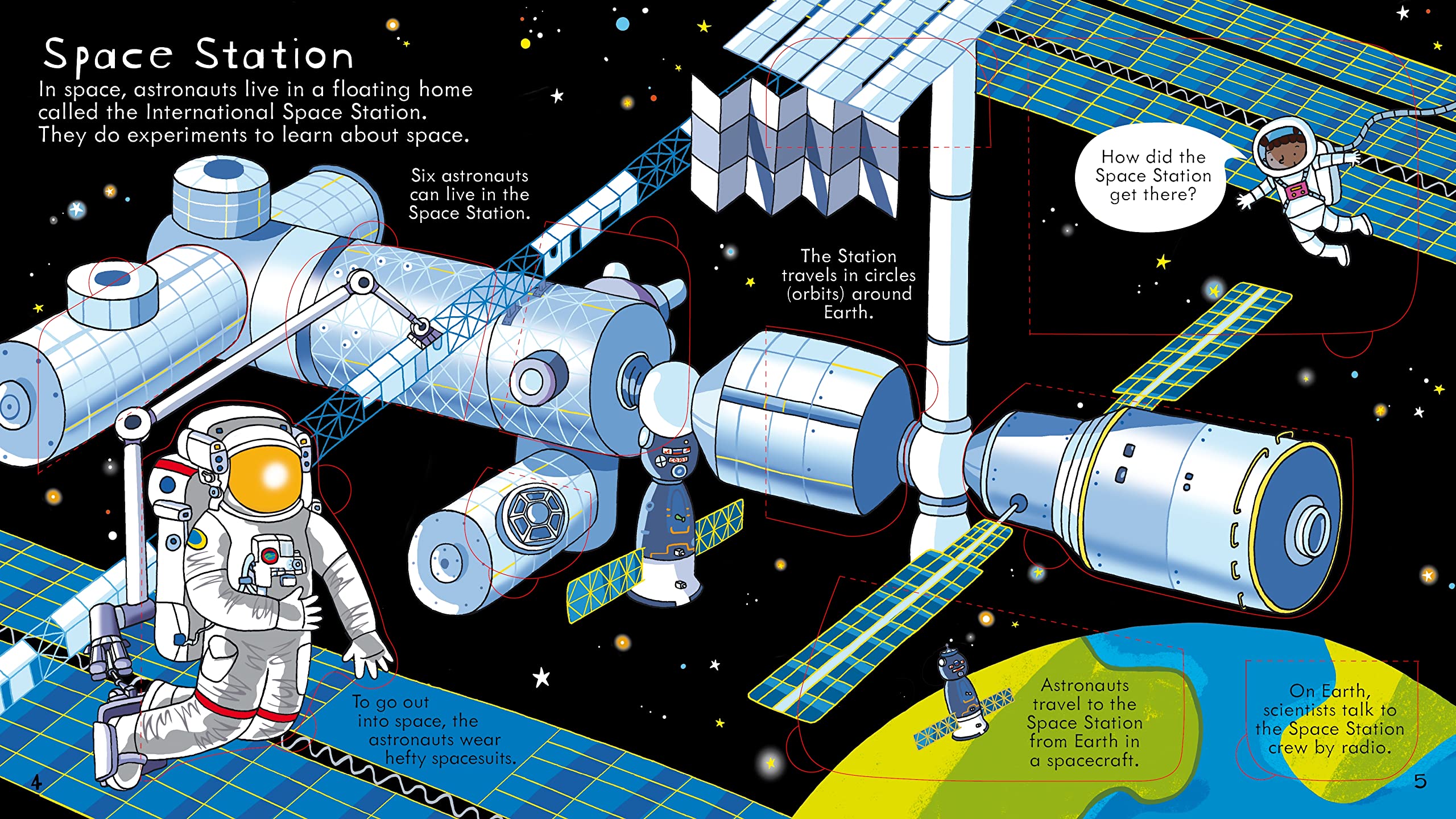 usborne lift-the-flap: look inside space