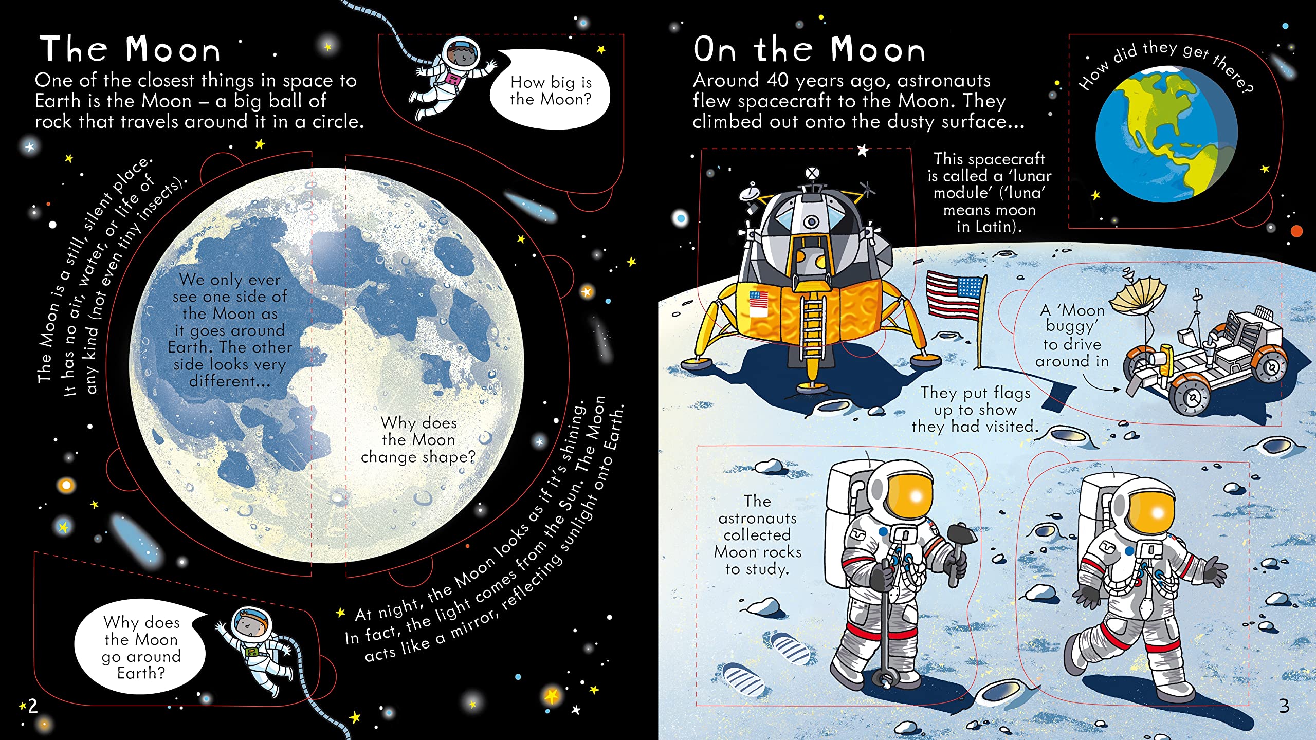 usborne lift-the-flap: look inside space
