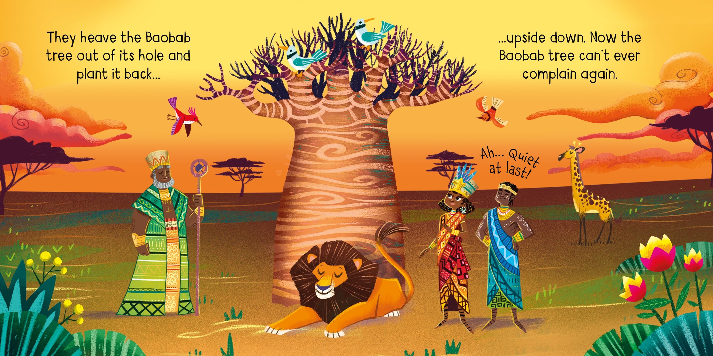 usborne little board books: the baobab tree