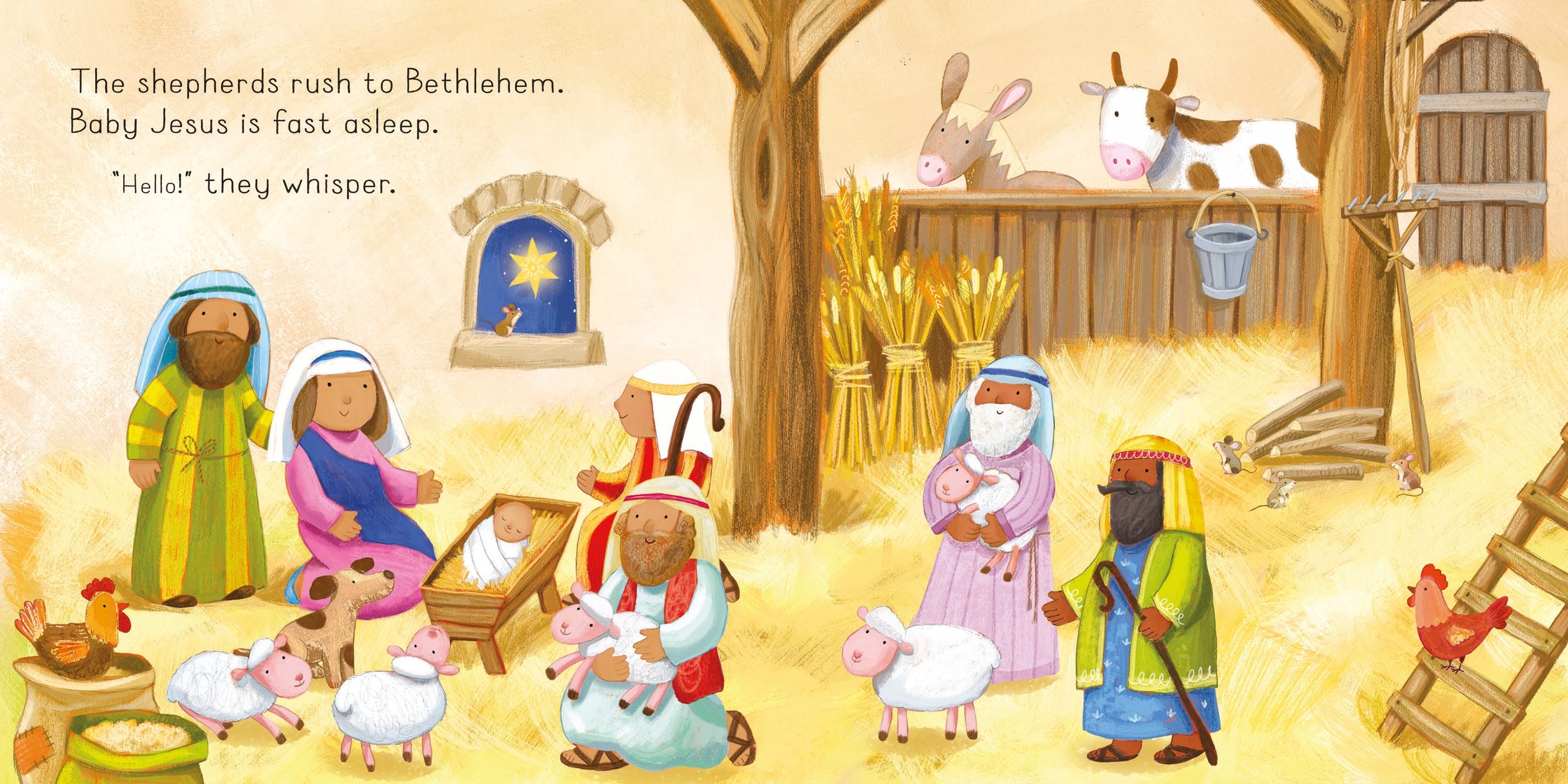 usborne little board books: the nativity