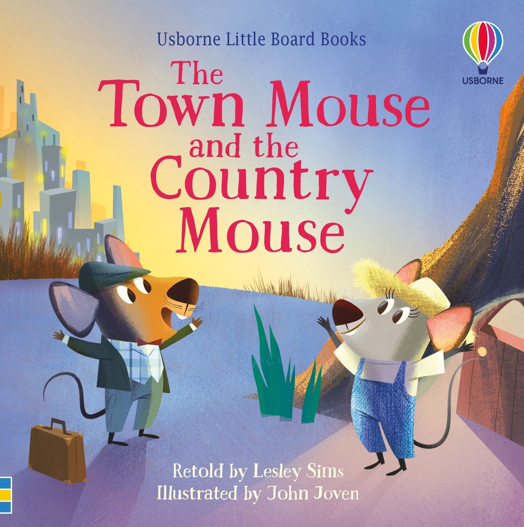 usborne little board books: the town mouse and the country mouse