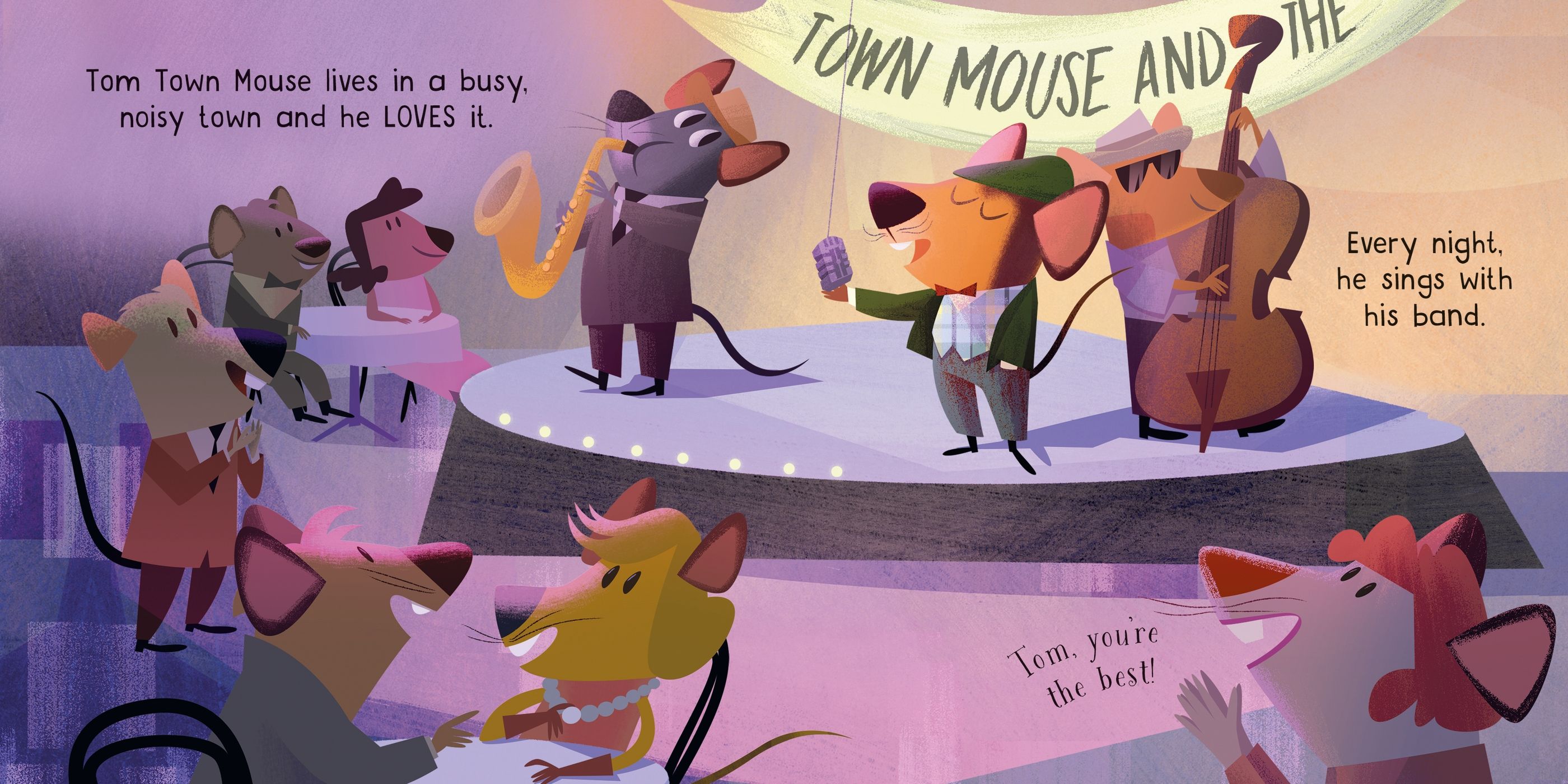 usborne little board books: the town mouse and the country mouse