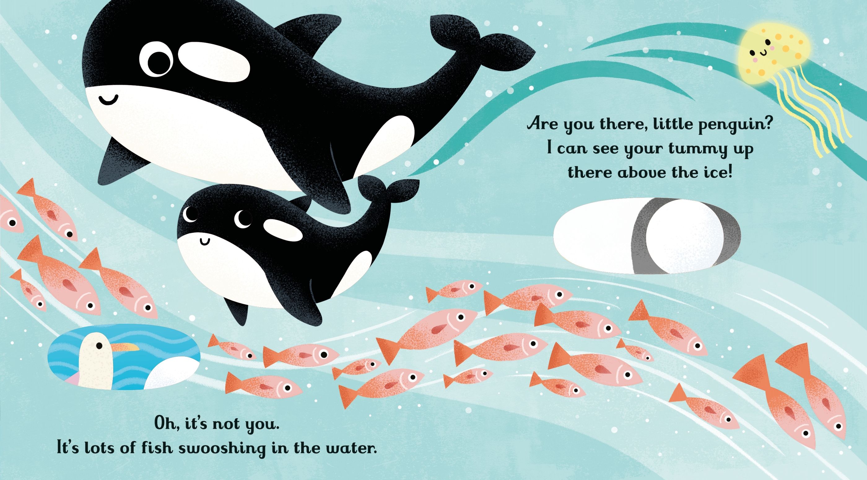 usborne little peep-through books: are you there little penguin?