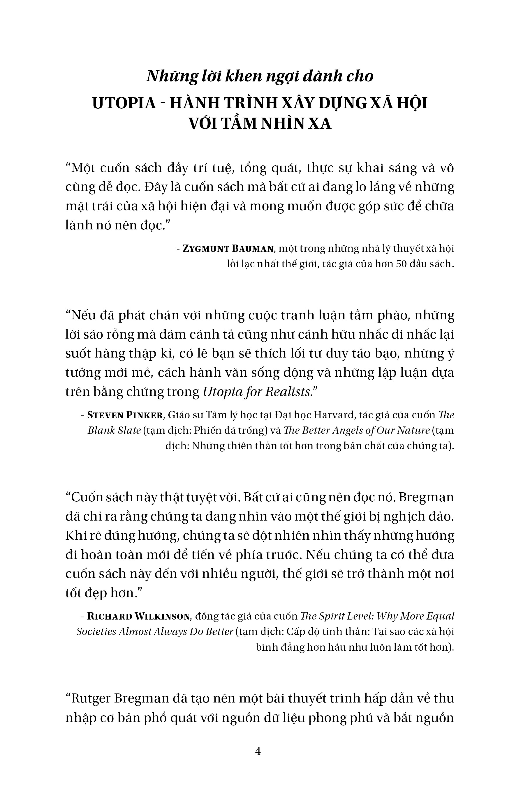 utopia - hành trình xây dựng xã hội với tầm nhìn xa