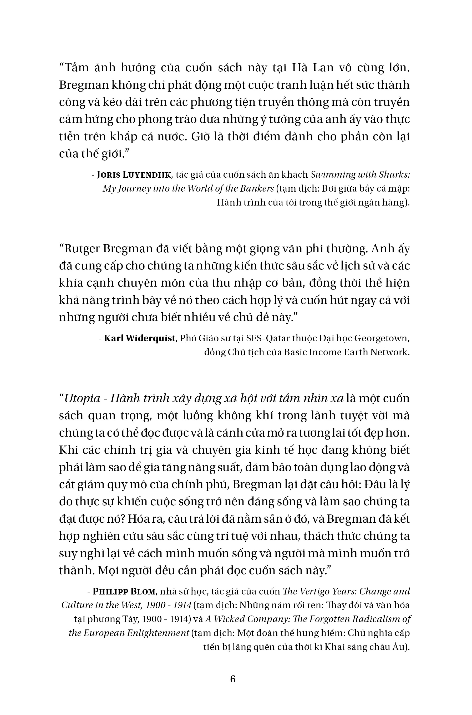 utopia - hành trình xây dựng xã hội với tầm nhìn xa