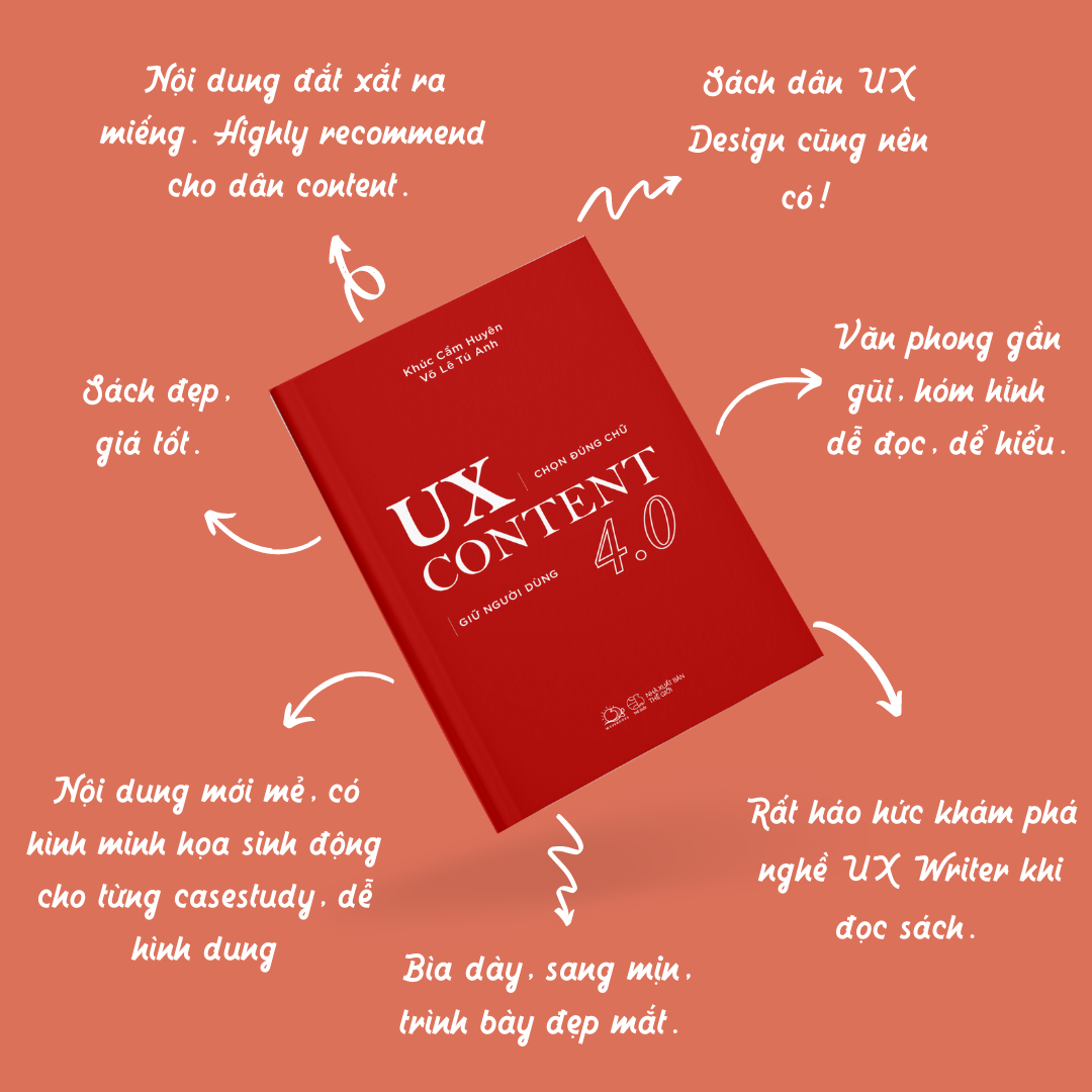 ux content 4.0 - chọn đúng chữ, giữ người dùng (tái bản)